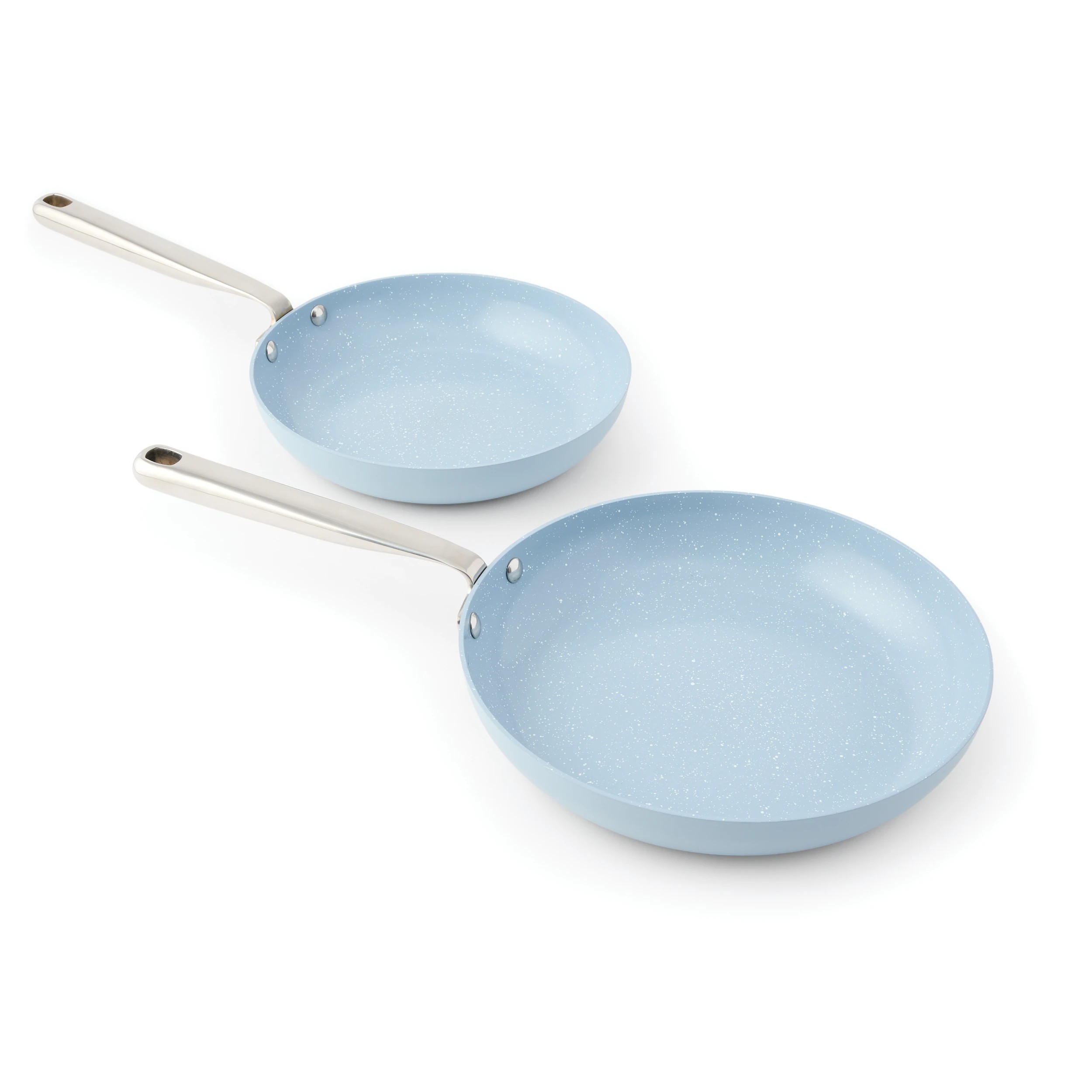 2 2 Pack Ceramic Coated Non-Stick Fry Pans, 2 of 8