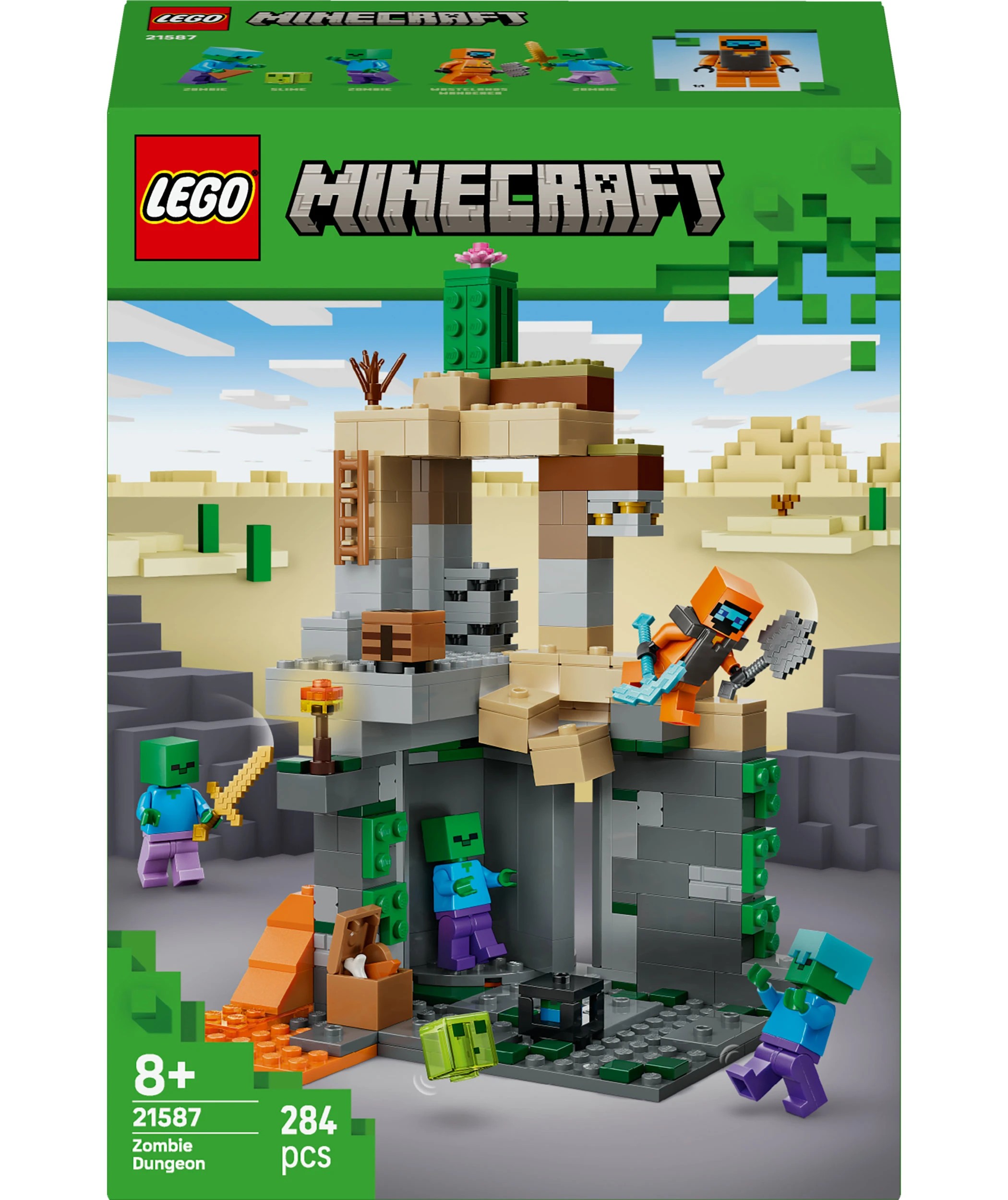 1 LEGO Minecraft Zombie Dungeon 21587, 1 of 10