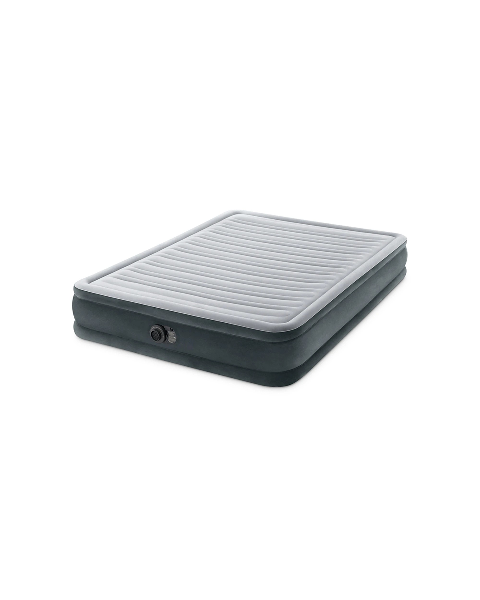 3 Intex Dura-Beam Comfort Plush Airbed With Built-In Pump - Queen Bed - Grey, 3 of 9