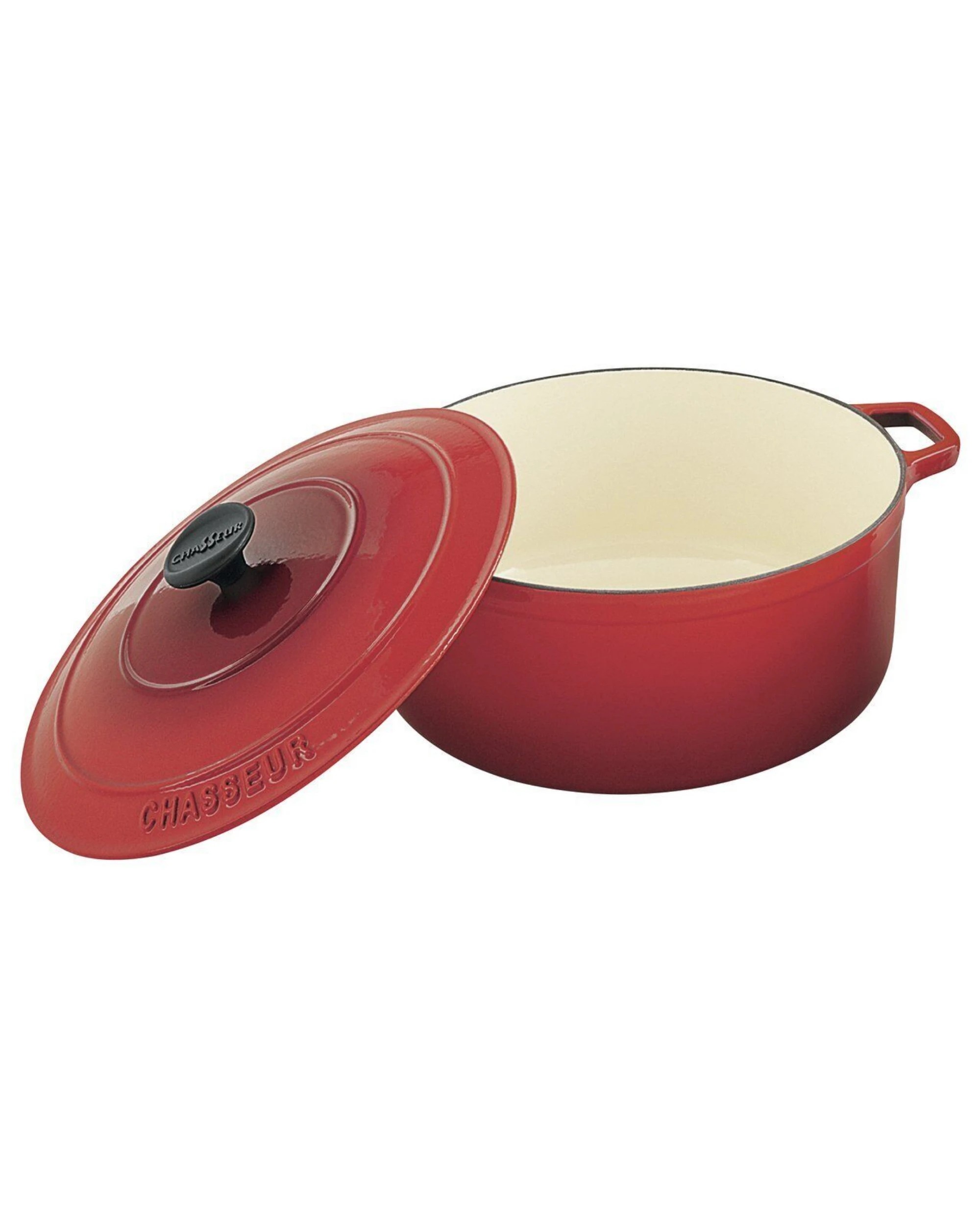 2 Chasseur Round French Oven 26cm - Red, 2 of 2