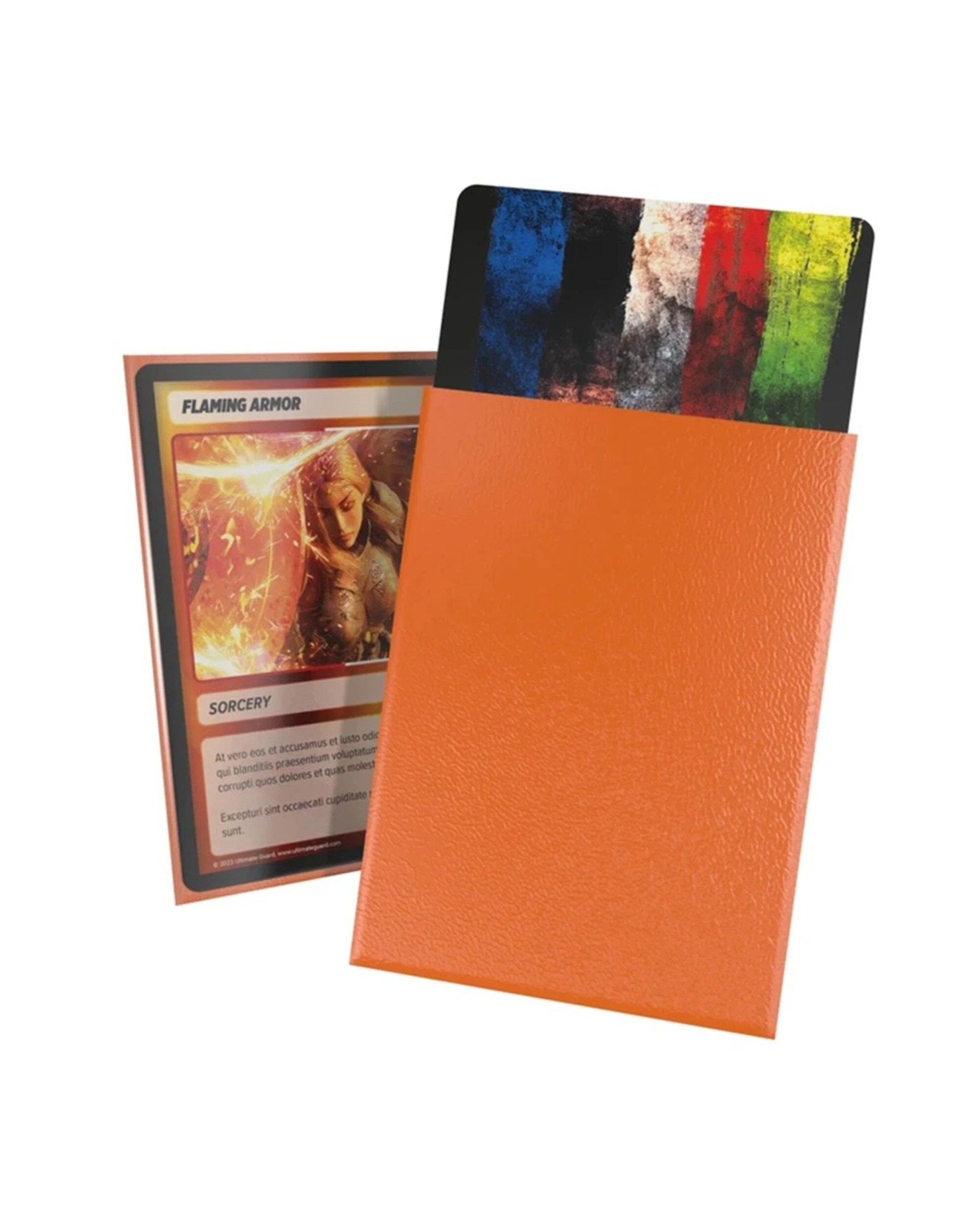 2 Ultimate Guard TCG - Cortex Matte Sleeves  Orange, 2 of 2