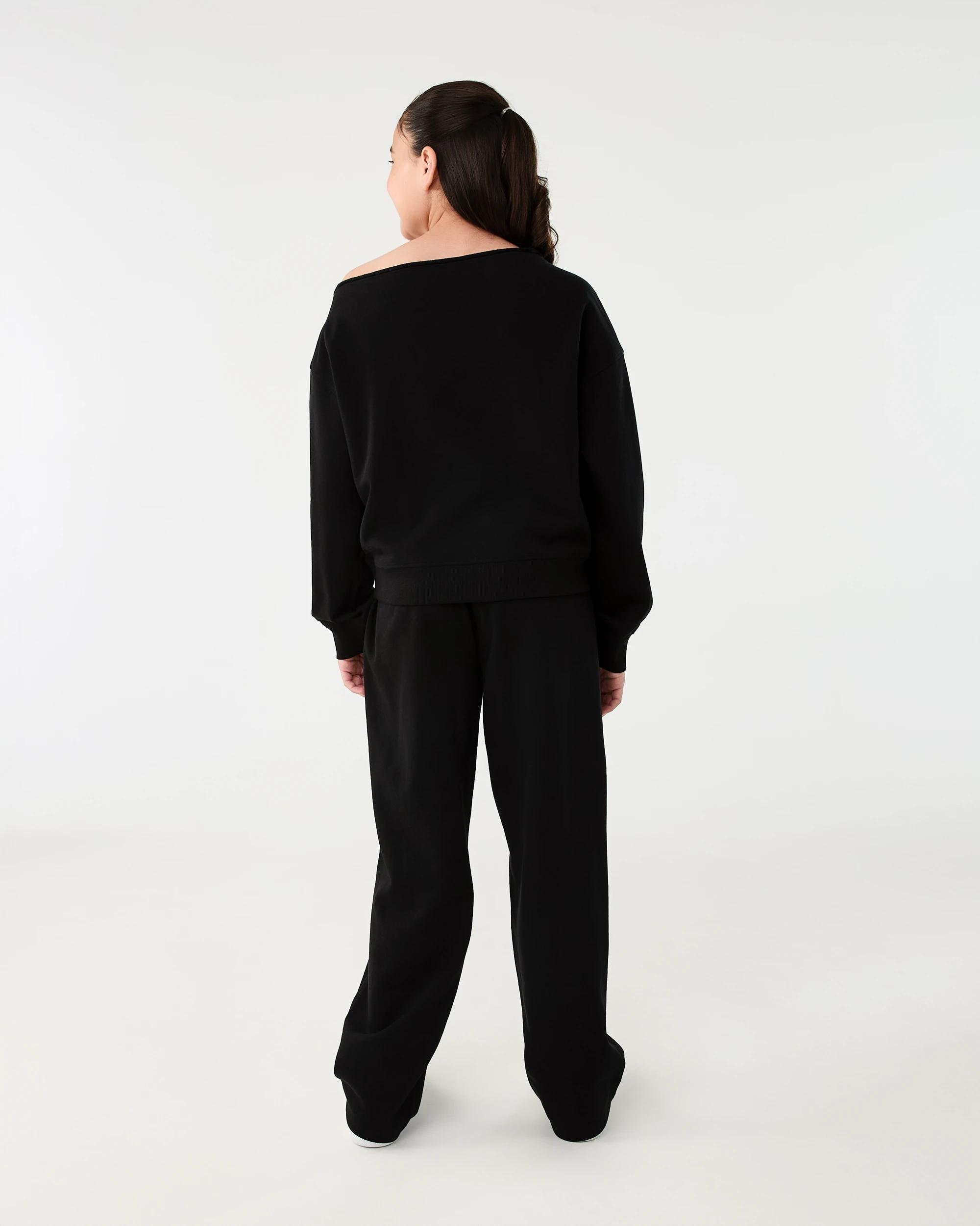 8 Barrel Leg Trackpants Black, 8 of 8