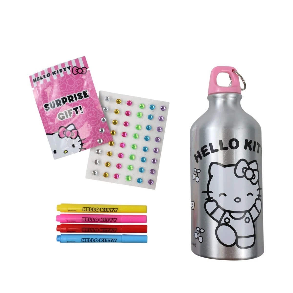 2 Hello Kitty Colour Your Own Water Bottle Craft Kit, 2 of 3