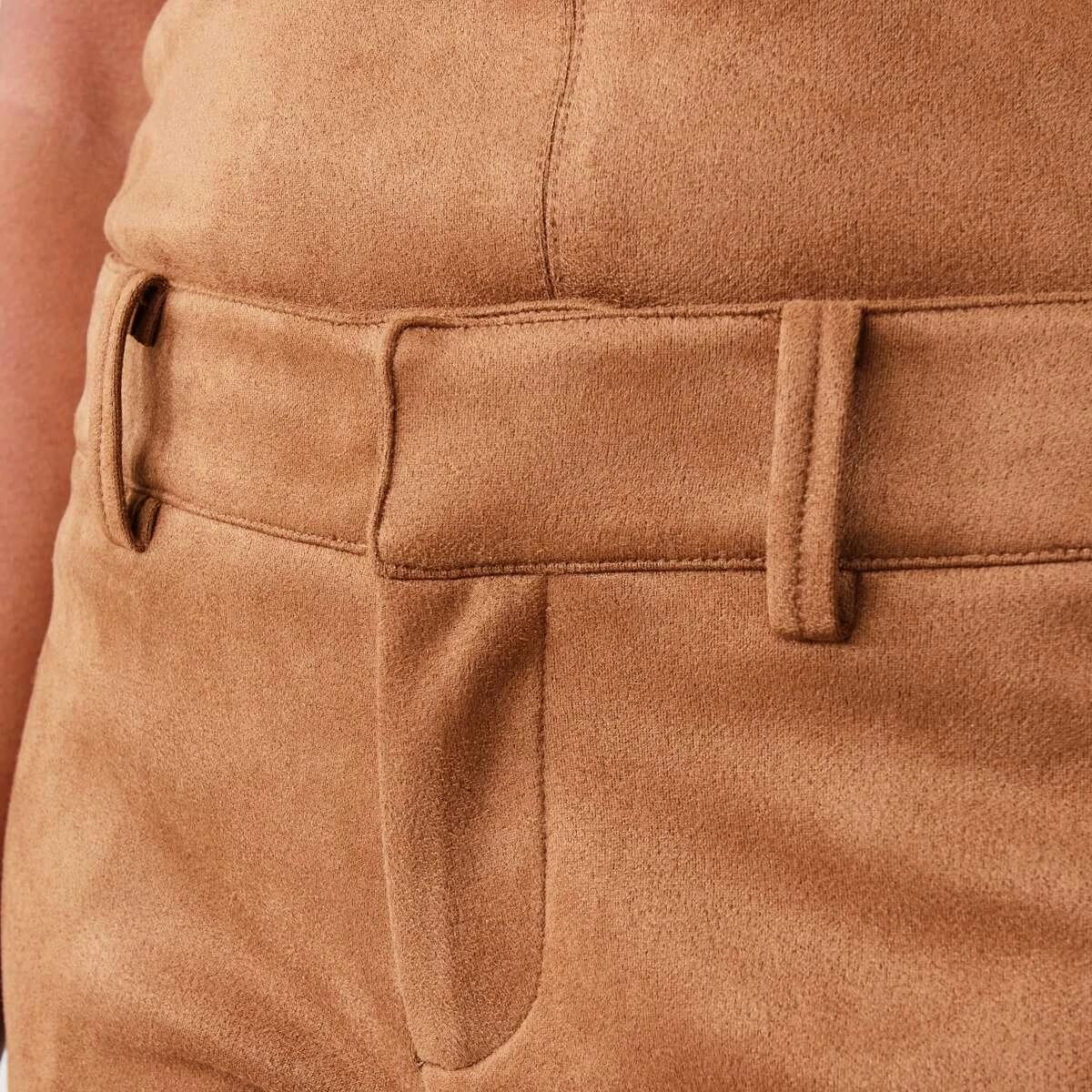 7 Suedette Shorts DEEP CAMEL, 7 of 8
