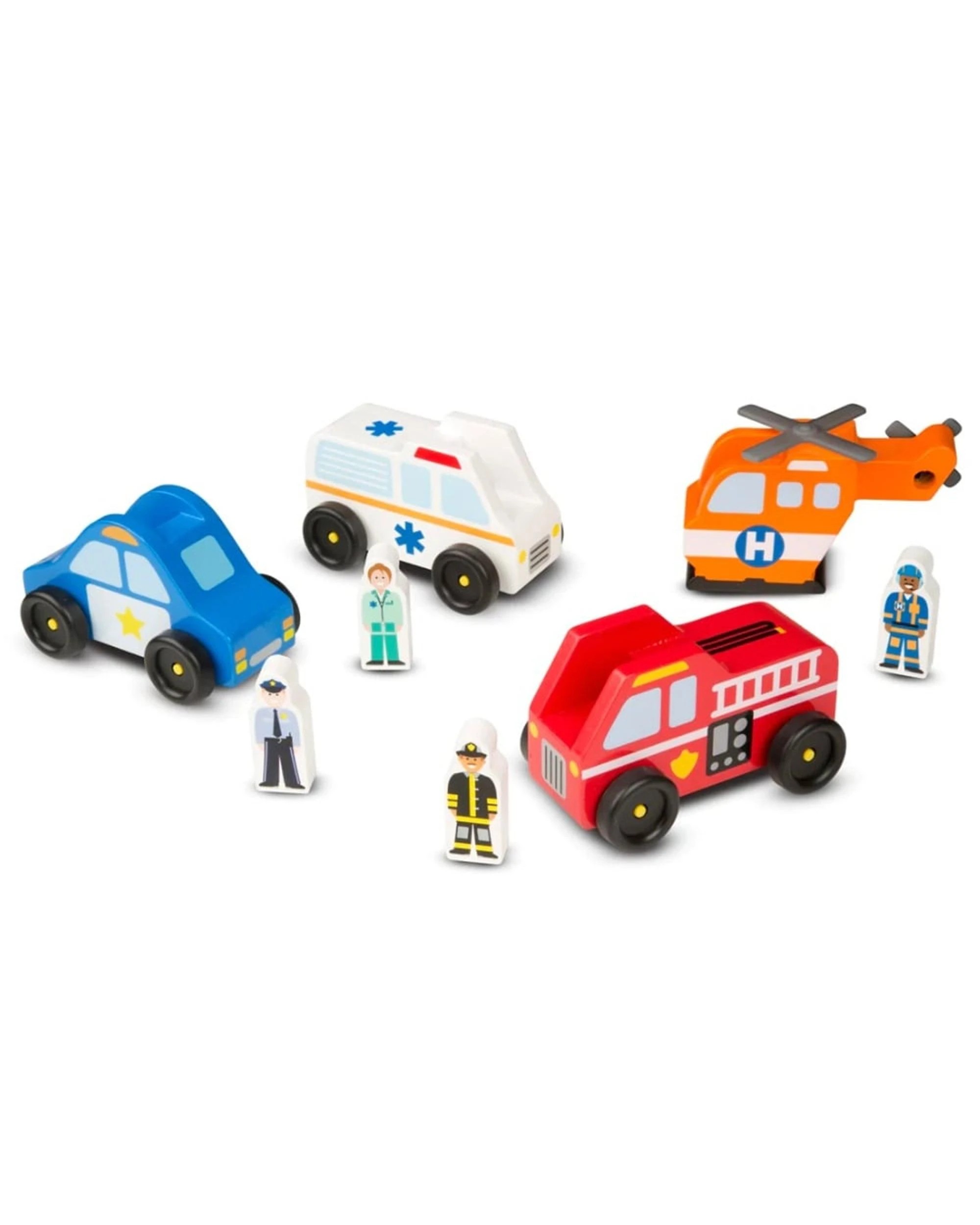 1 Melissa and Doug Emergency Vehicle Set, 1 of 4
