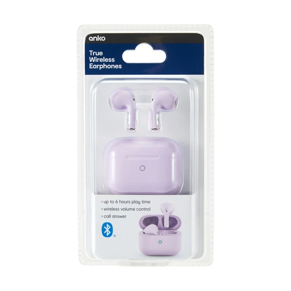 7 True Wireless Earphones Stem - Lilac, 7 of 7
