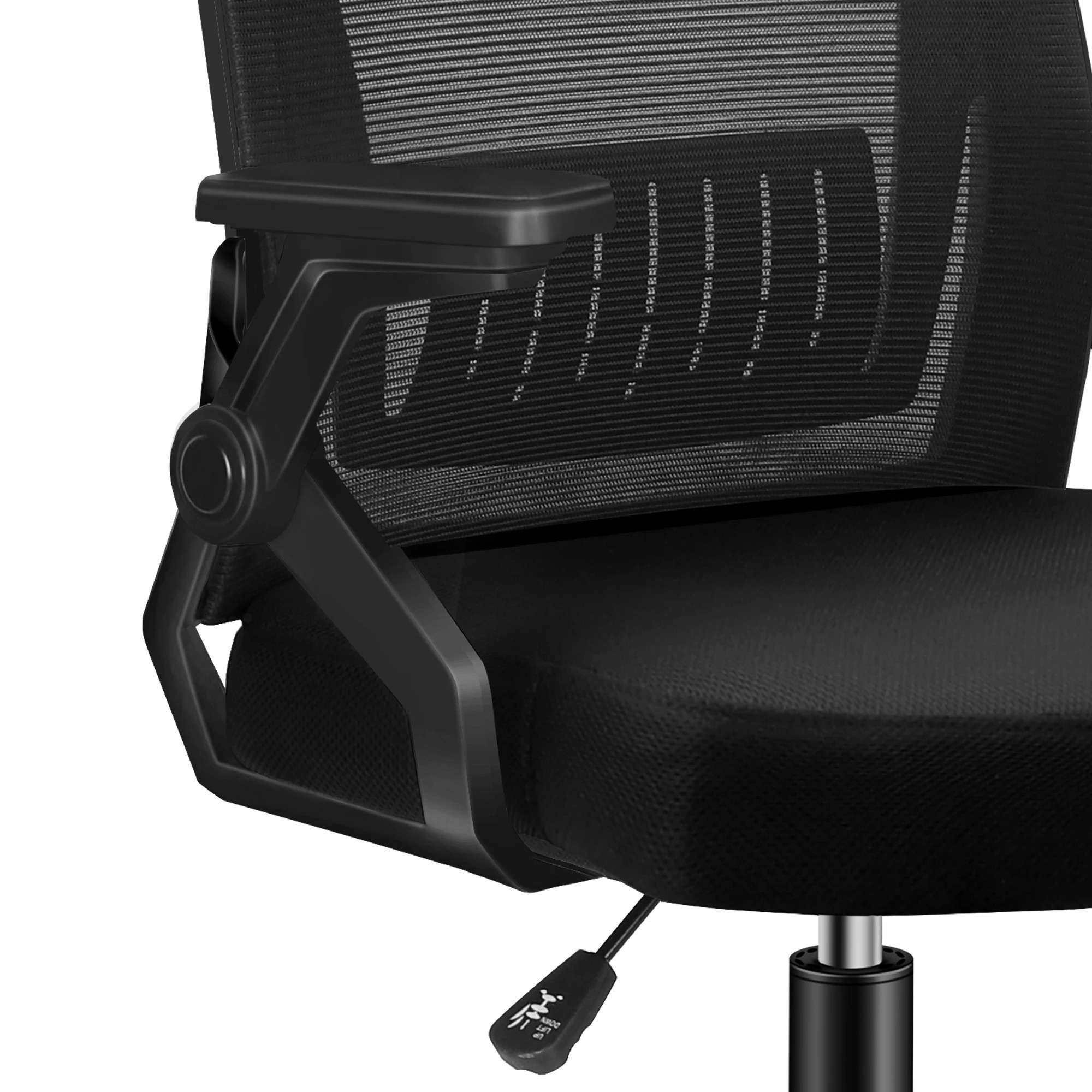 7 Alfordson Mesh Office Chair Executive Computer Fabric Seat Gaming Racing Work - Black, 7 of 10