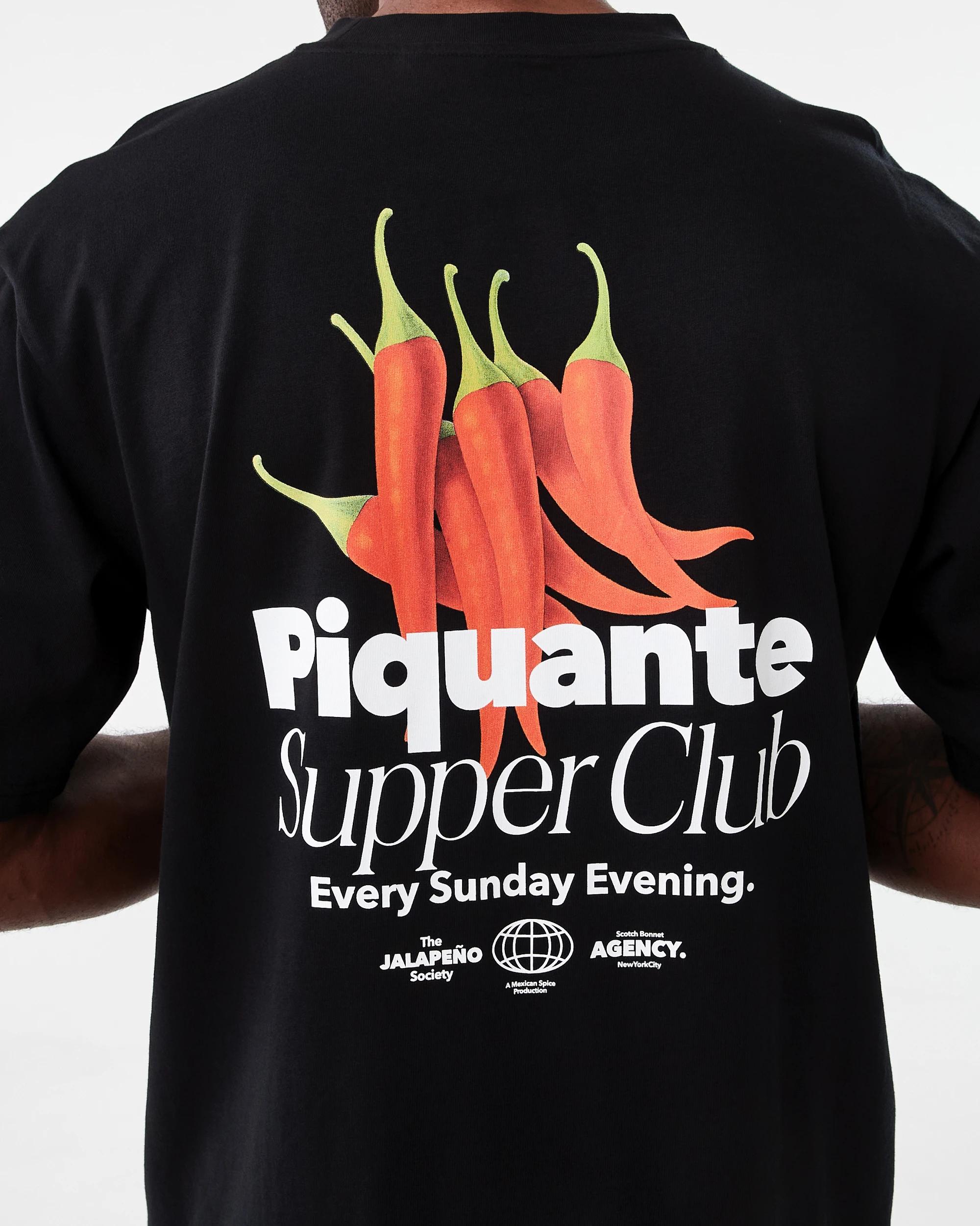 7 Oversized Print T-shirt Blk Piqnte, 7 of 7