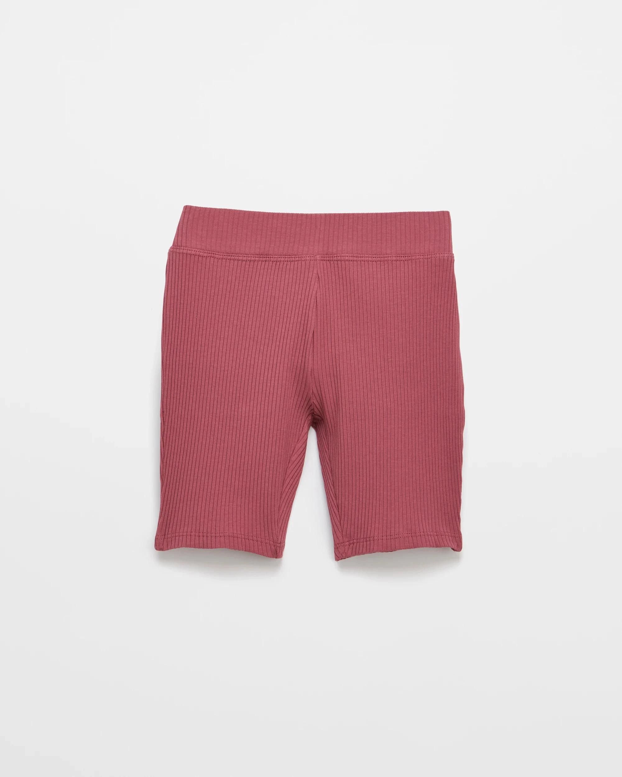 5 Target Australian Cotton Rib Bike Short WINE, 5 of 6