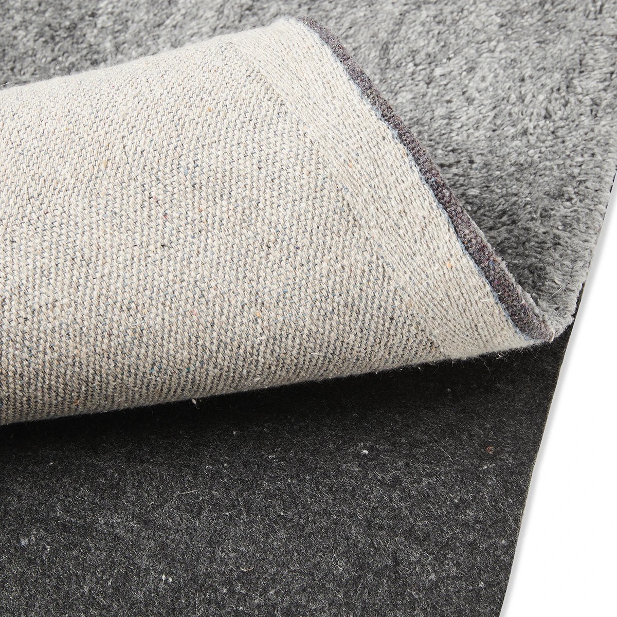 2 Medium Non-Slip Rug Underlay - Grey, 180cm x 133cm, 2 of 6