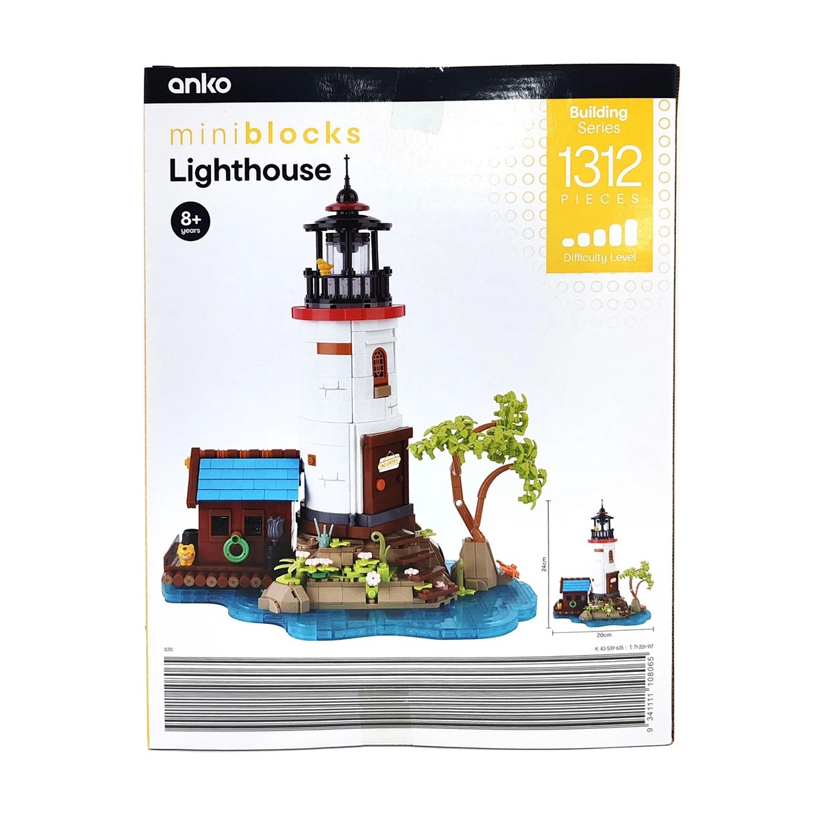 4 1312 Pieces Mini Blocks Building Series: Lighthouse, 4 of 4
