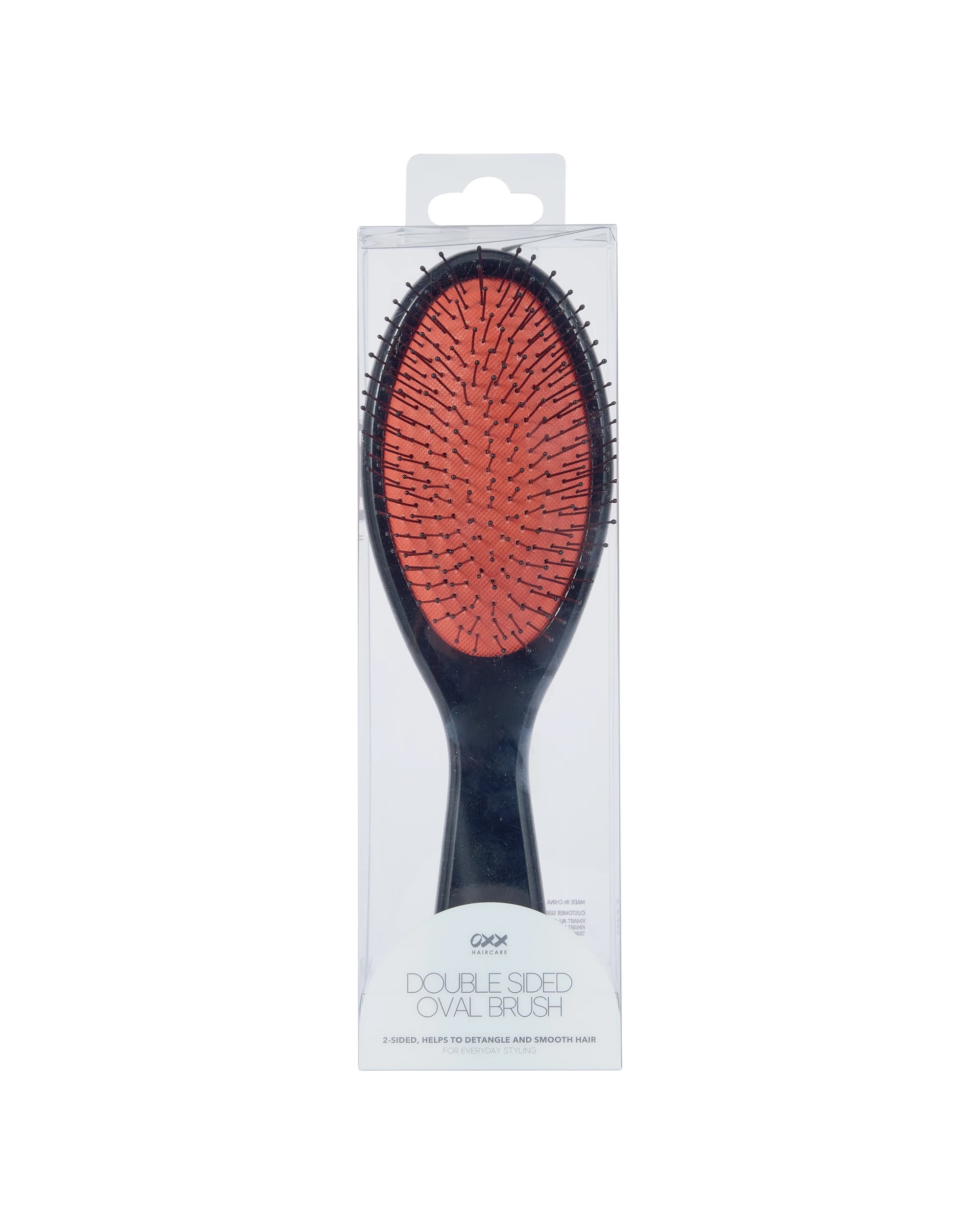 8 OXX Haircare Double Sided Oval Brush - Black and Orange, 8 of 8