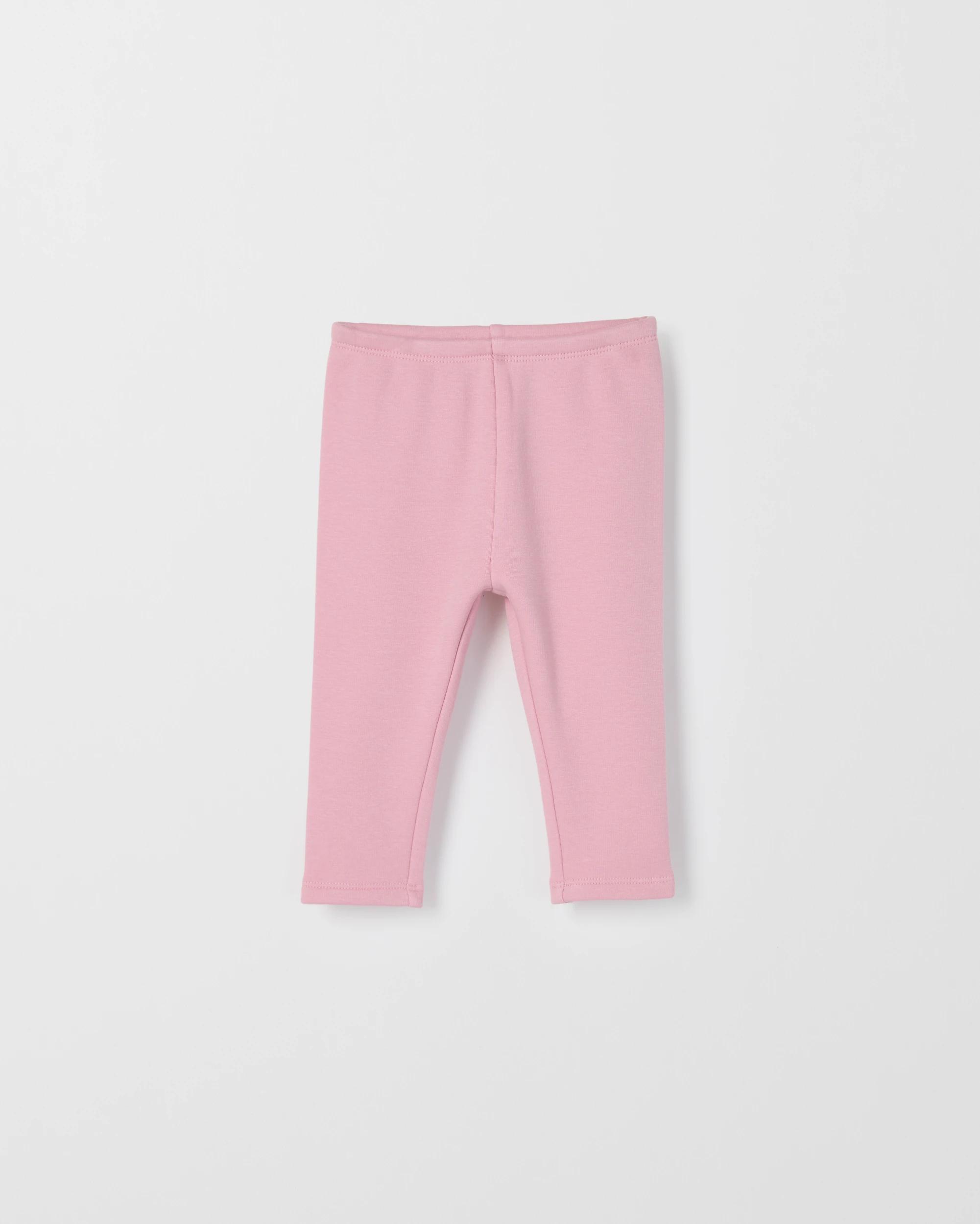 3 Target Baby Baby 2 Pack Fleece Lined Leggings DUSTY WINDSOR, 3 of 4