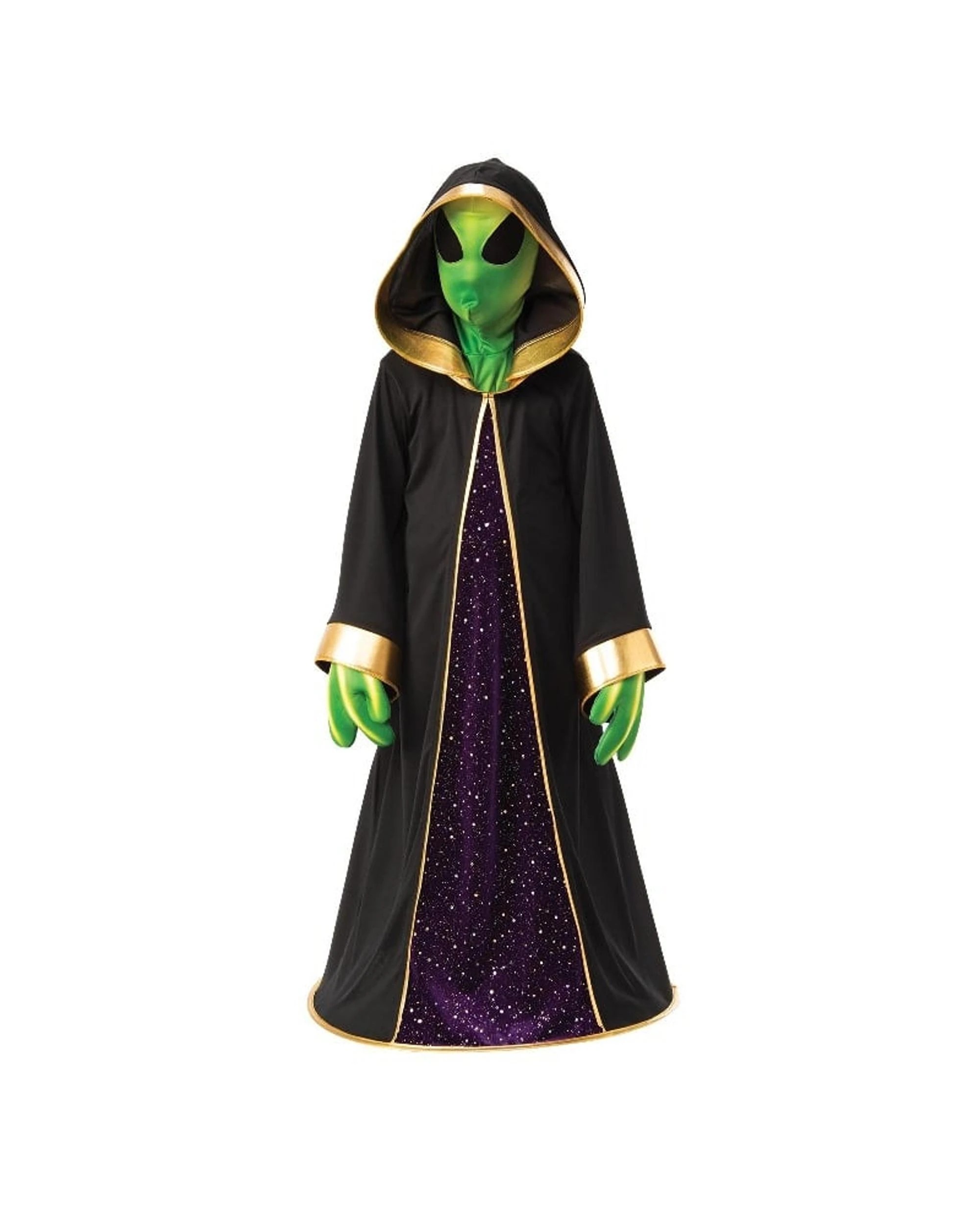 1 Alien Child Costume Size M 5-7 Years, 1 of 4