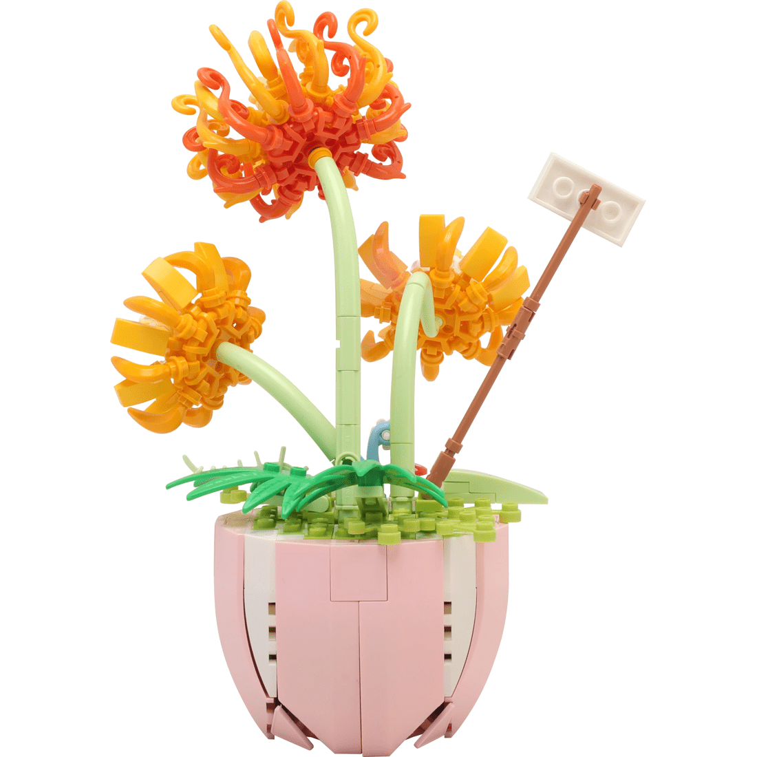 6 Mini Blocks Flower Series: Flower Pot - Assorted, 6 of 9