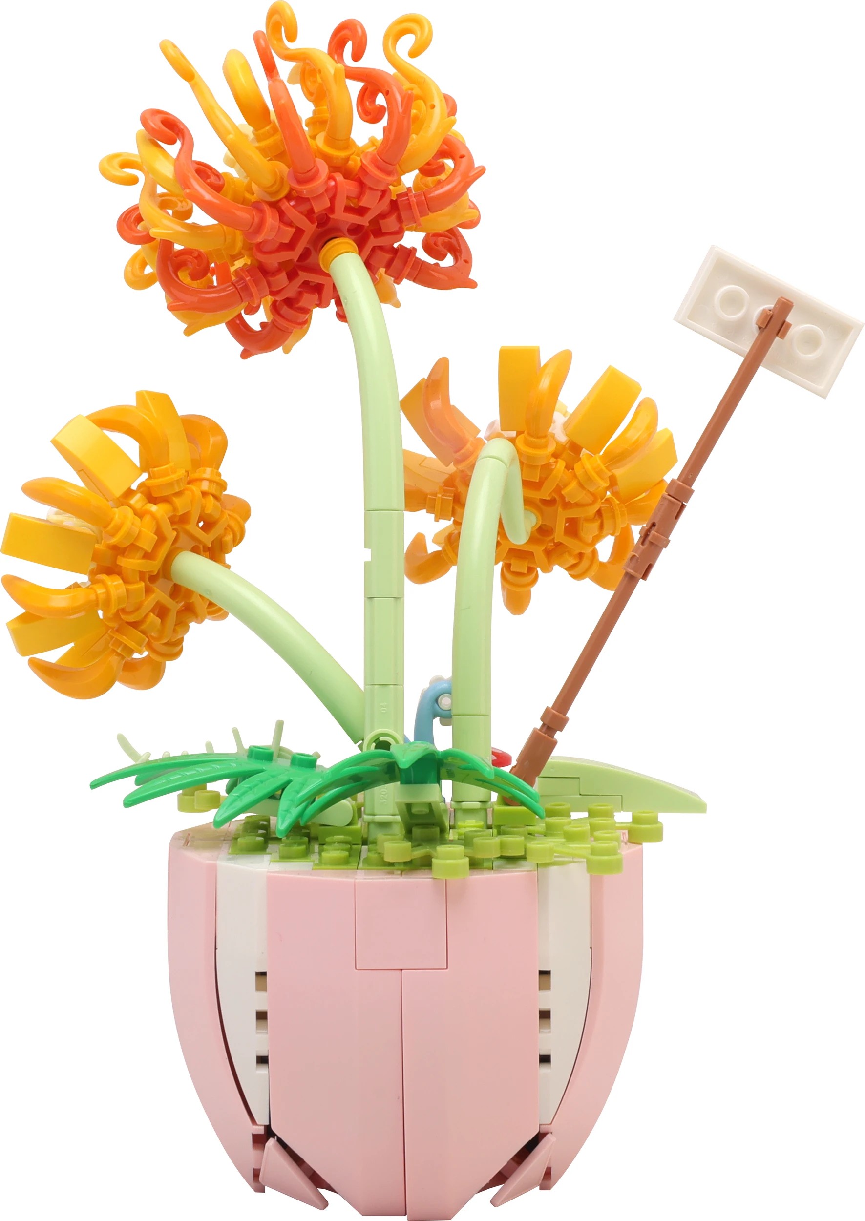 6 Mini Blocks Flower Series: Flower Pot - Assorted, 6 of 9