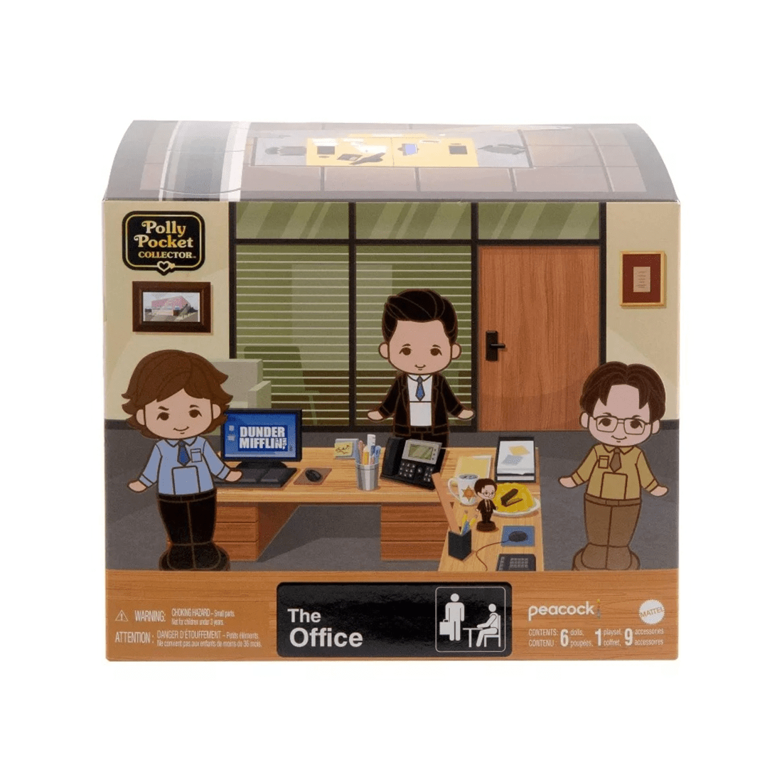 6 Mattel Polly Pocket The Office Collector Compact, 6 of 6