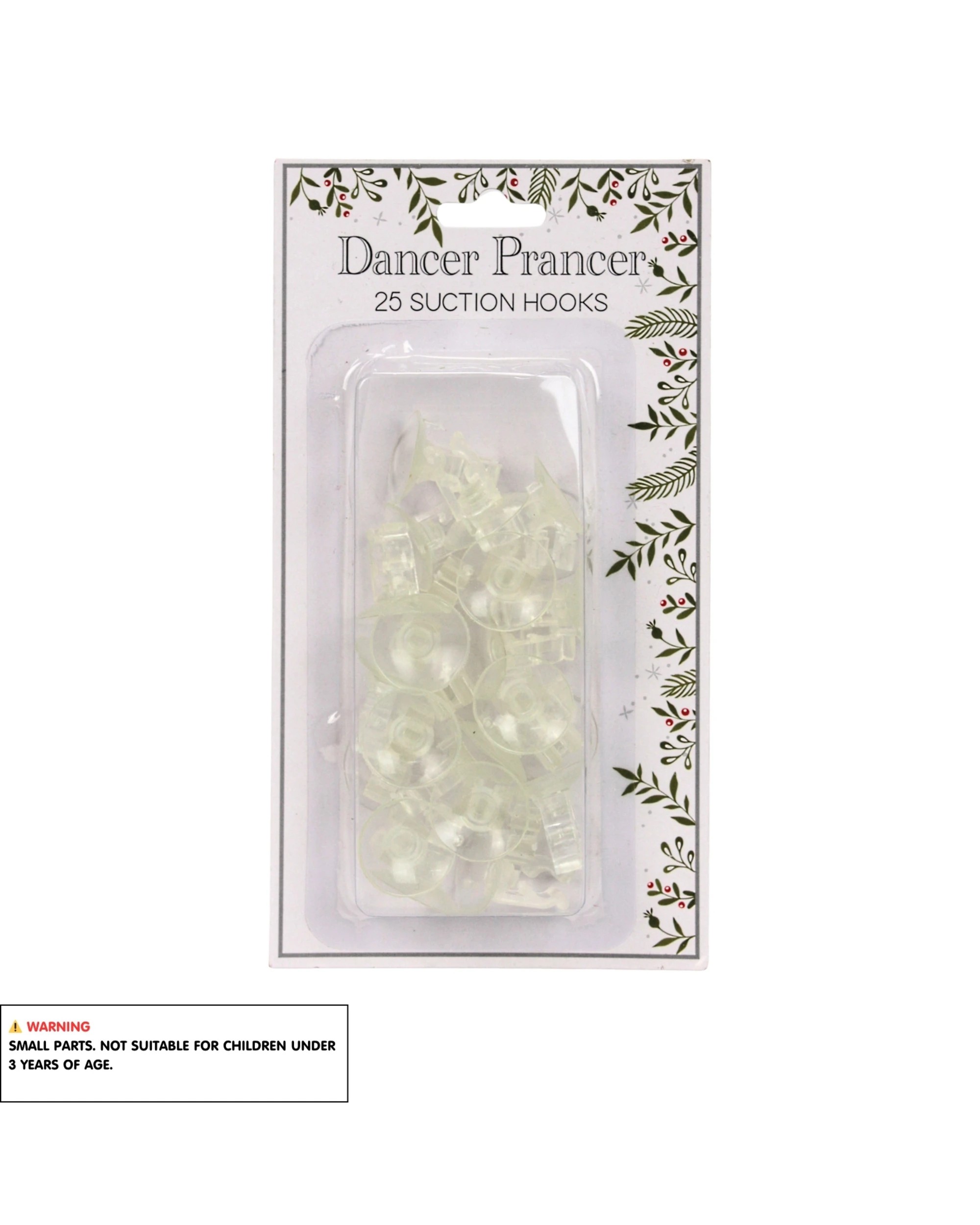 2 Oceana Suction Hooks 2cm Pack of 25 - Clear, 2 of 2