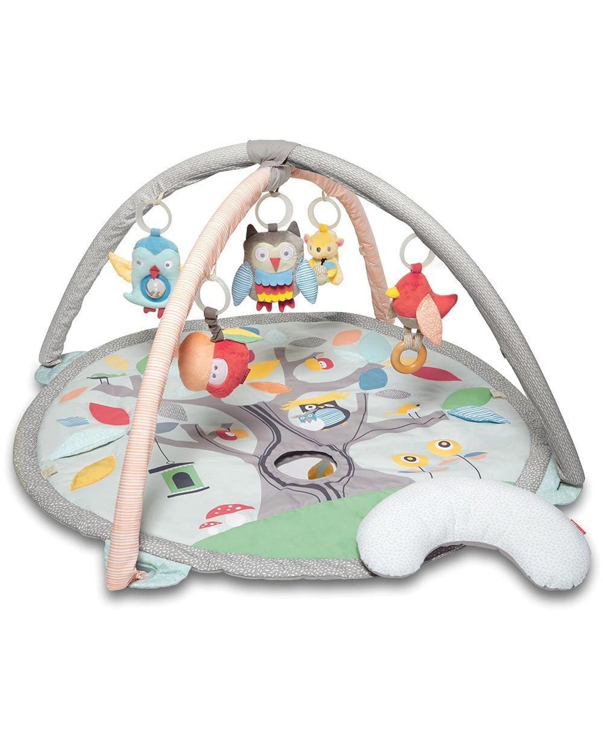 1 Skip Hop Treetop Friends Baby Activity Play Mat Gym Newborn Grey  Pastel, 1 of 7