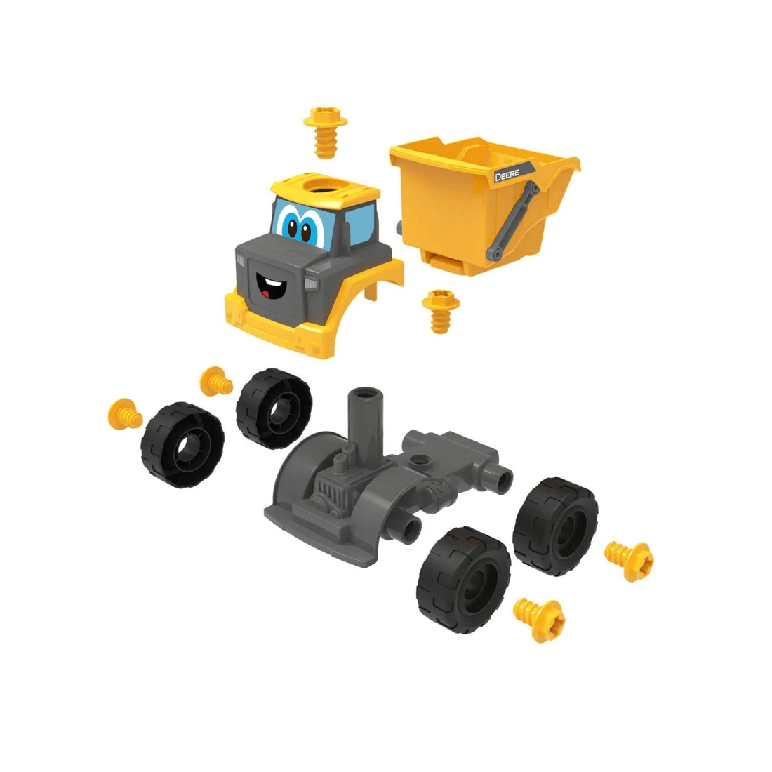 7 TOMY John Deere Kids Build-A-Buddy Yellow Dump Truck - Yellow, 7 of 8