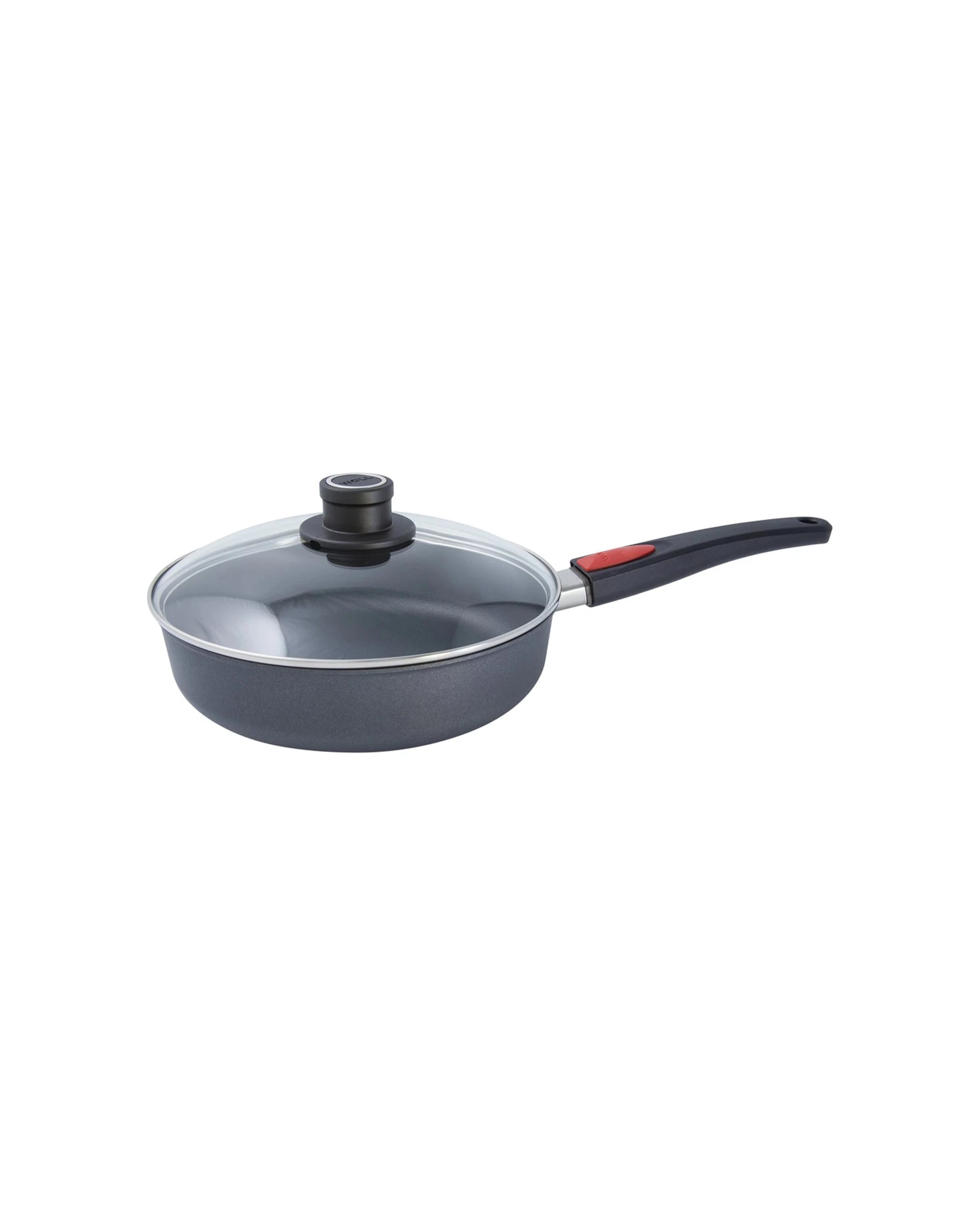 1 Woll Diamond Lite 24cm Detachable Handle Induction Saut Fry Pan with Lid - Grey, 1 of 3