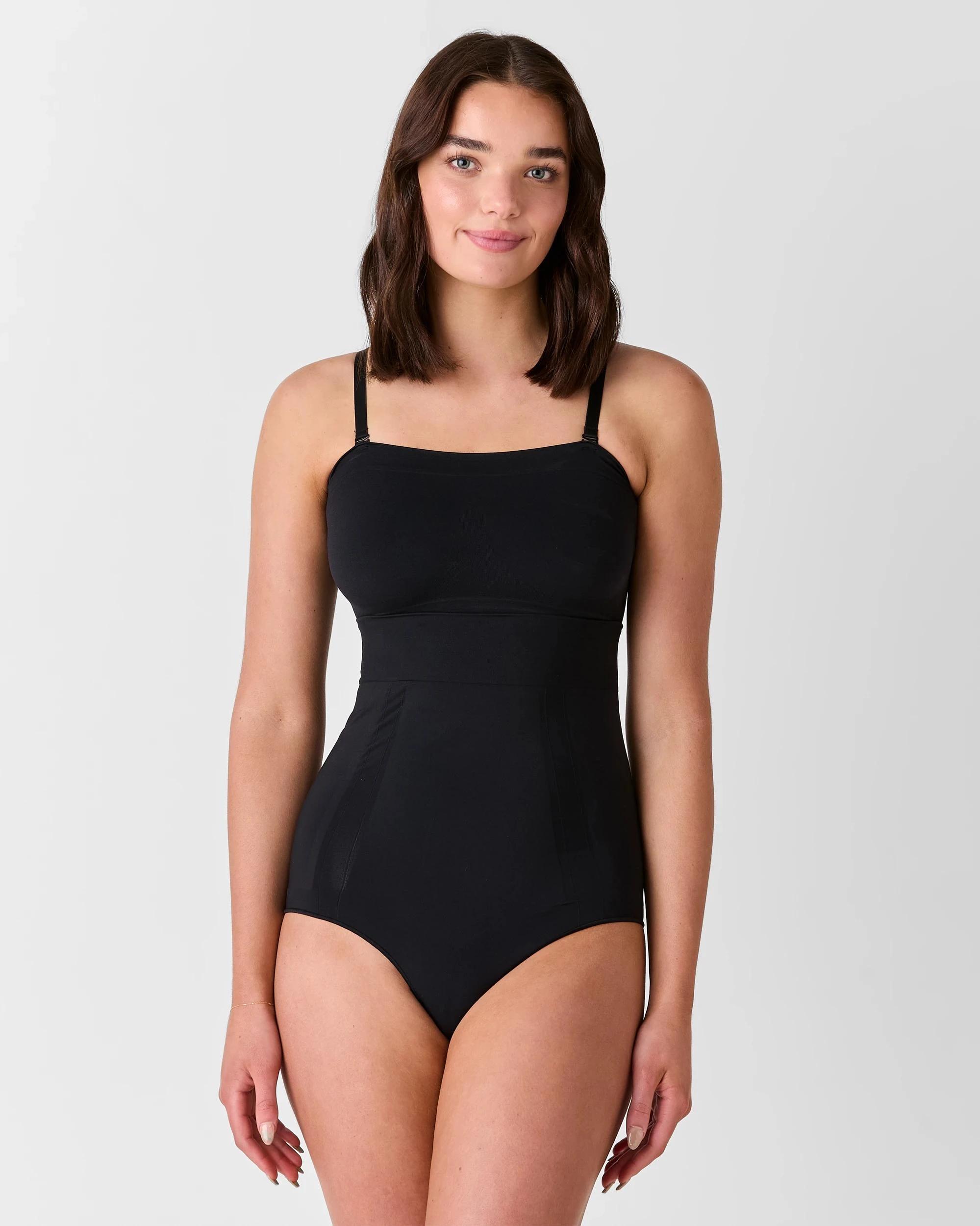 2 Target Woman Bonded High Waisted G-String - Shapewear BLACK, 2 of 4