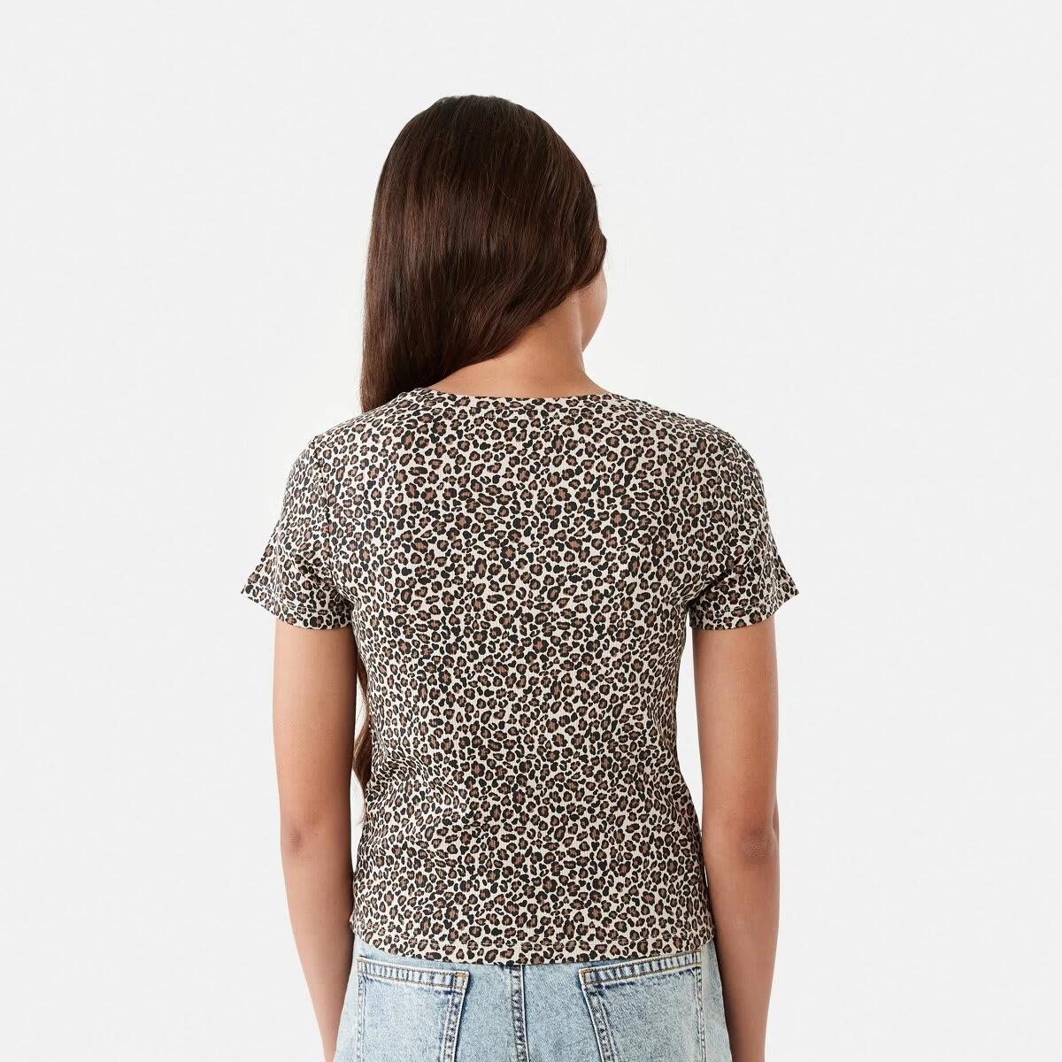 2 Short Sleeve Rib T-shirt Feline, 2 of 8