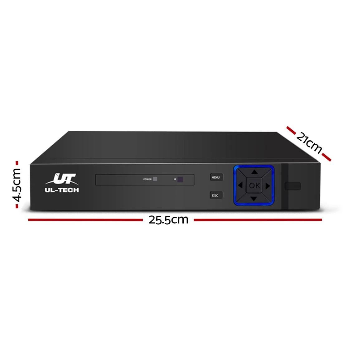 3 UL-tech 8CH DVR 1080P 5in1 CCTV Video Recorder - Black, 3 of 5