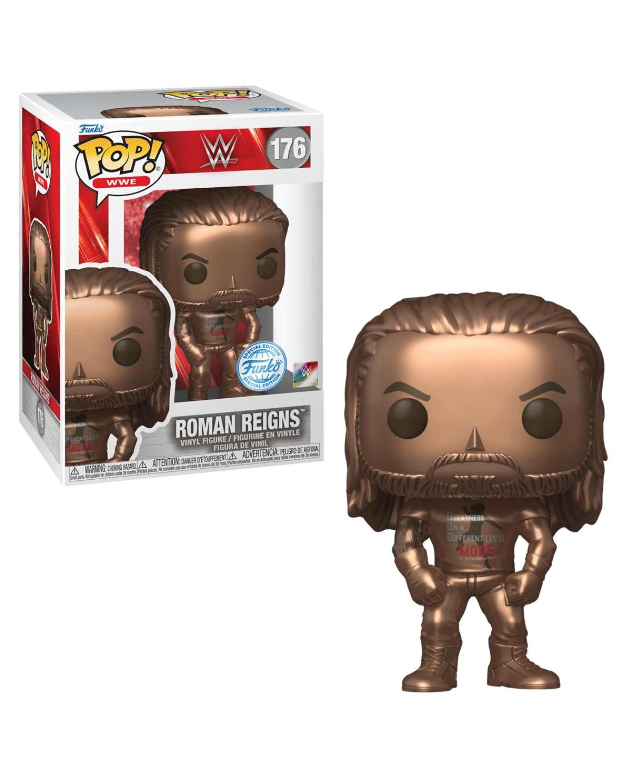 1 WWE Roman Reigns Entrance Bronze Funko POP! Vinyl, 1 of 3