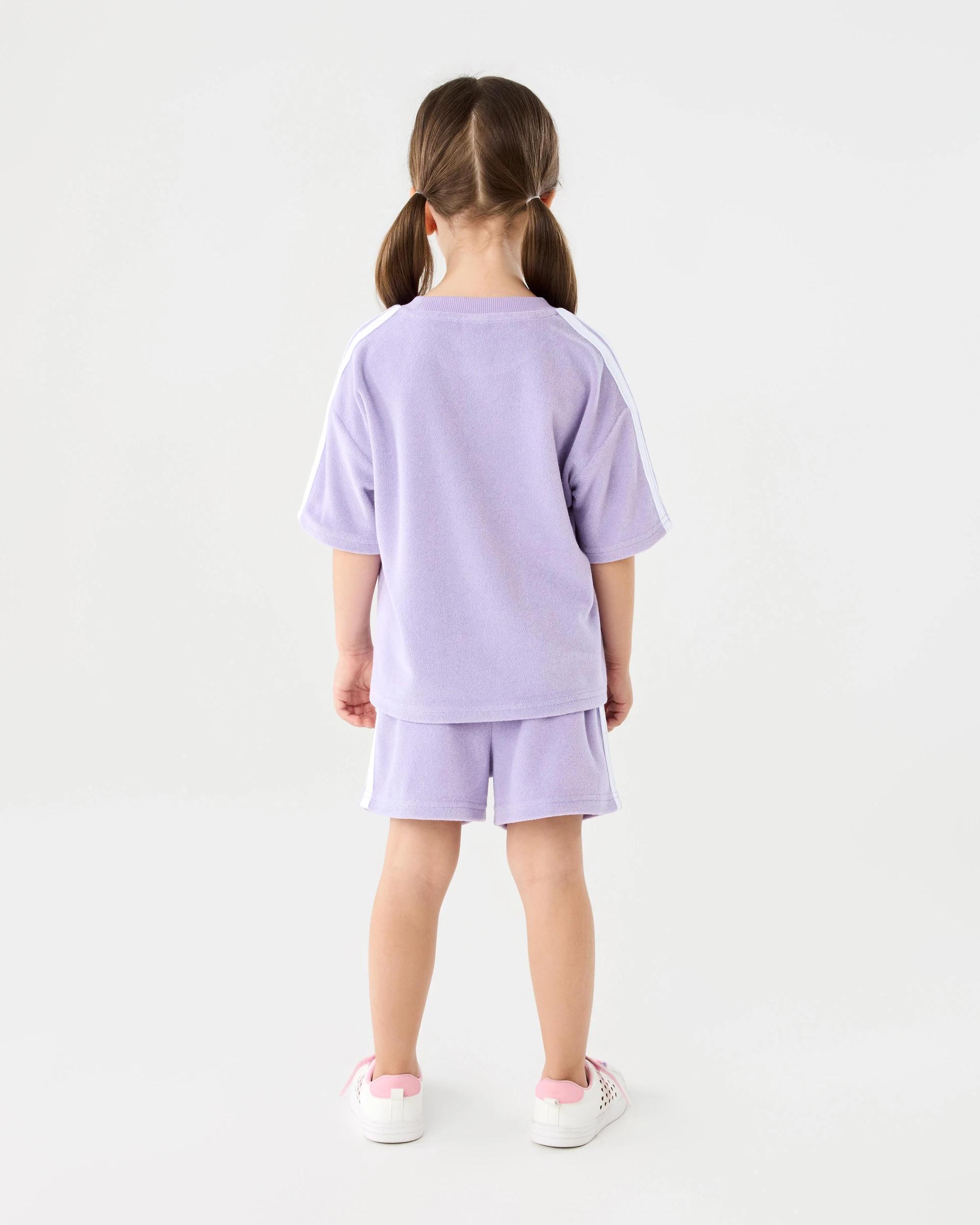 7 Short Sleeve Textured T-shirt Ptl Purple, 7 of 7