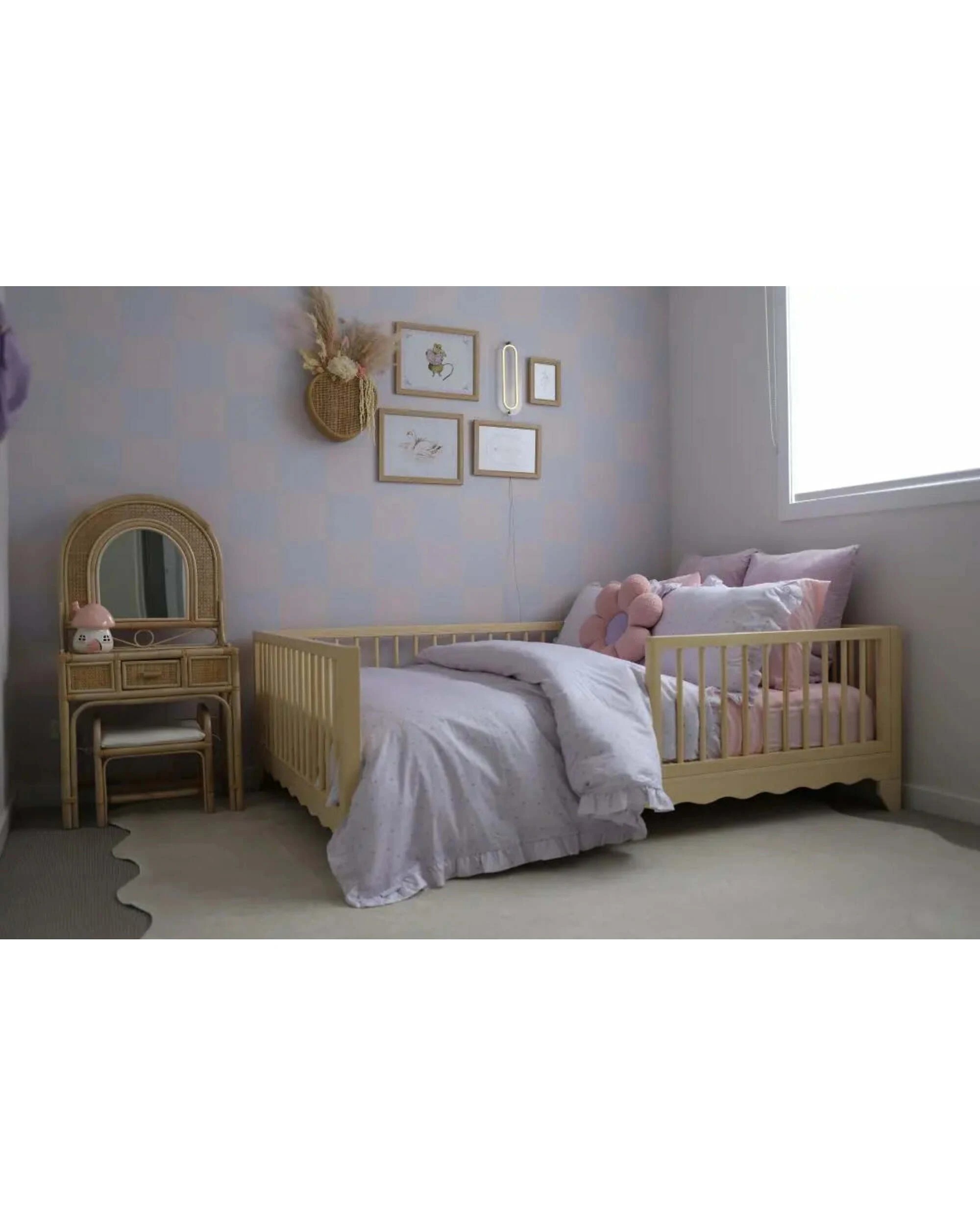 1 Hide & Seek Kids Lulu Solid Timber Kids Bed - Double, 1 of 1