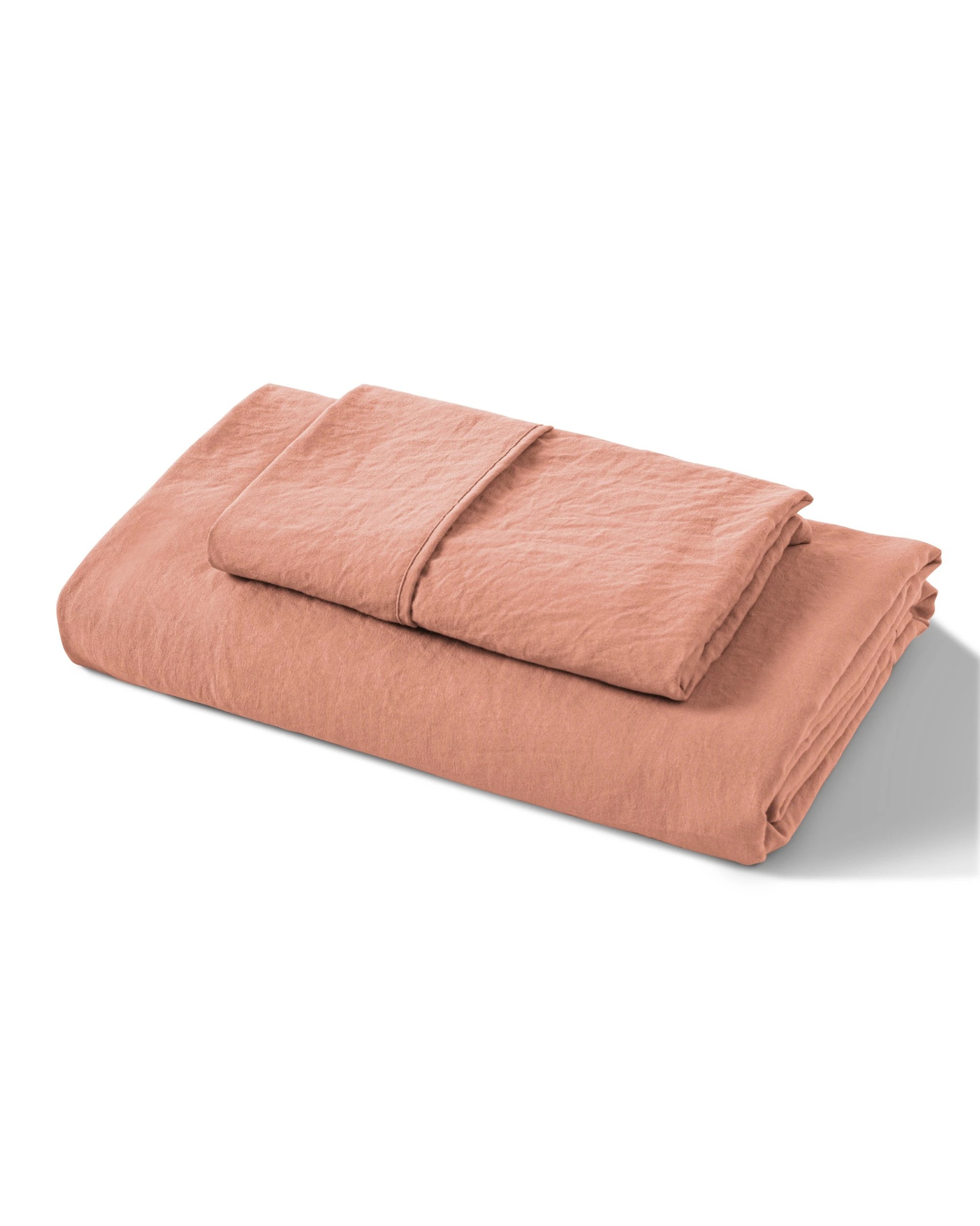 6 Dreamaker Superfine Washed Microfibre Combo Fitted Sheet Set - Single Bed - Pink Clay, 6 of 6