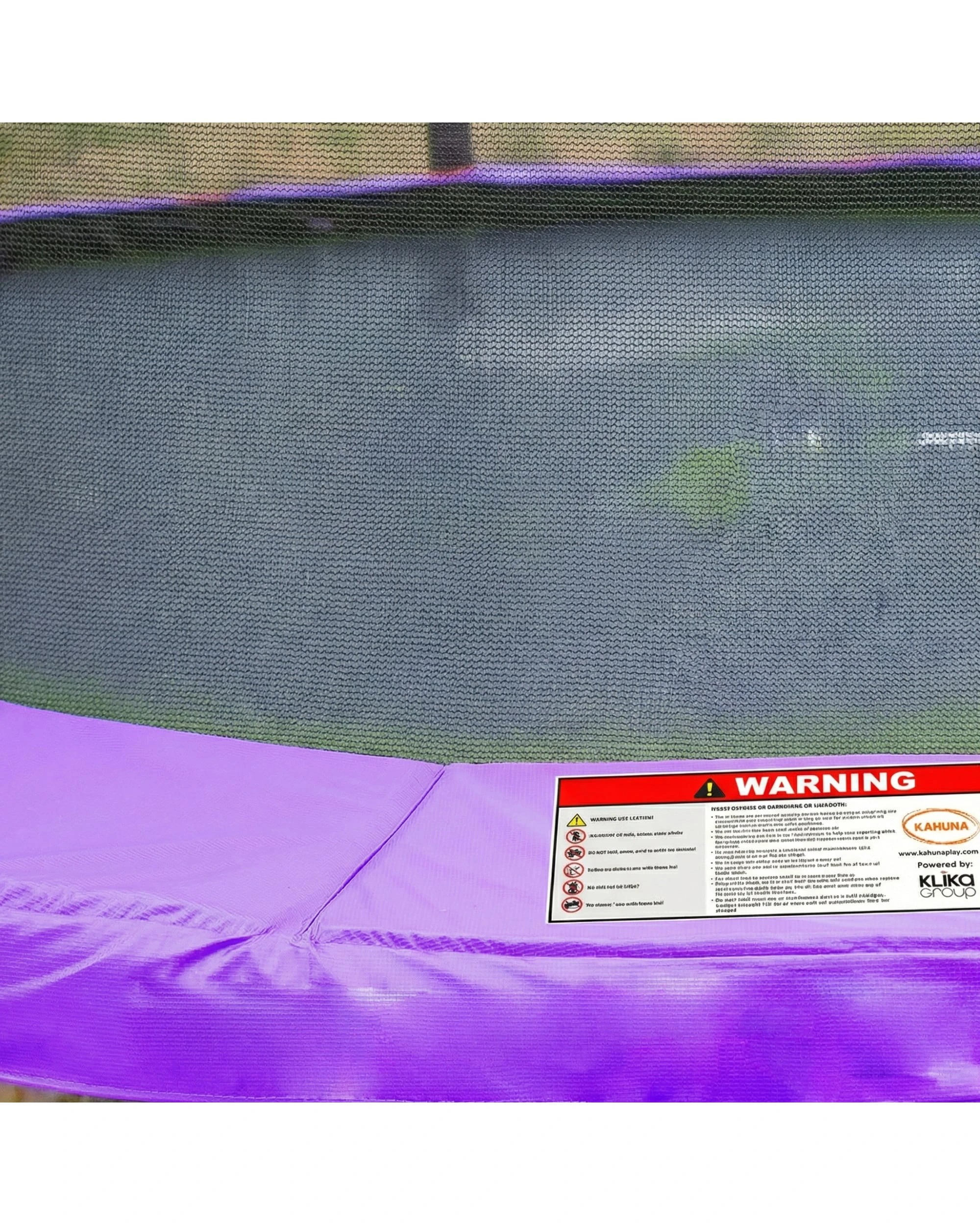 4 Kahuna Trampoline 6 ft with Basketball Set and Roof - Purple, 4 of 9