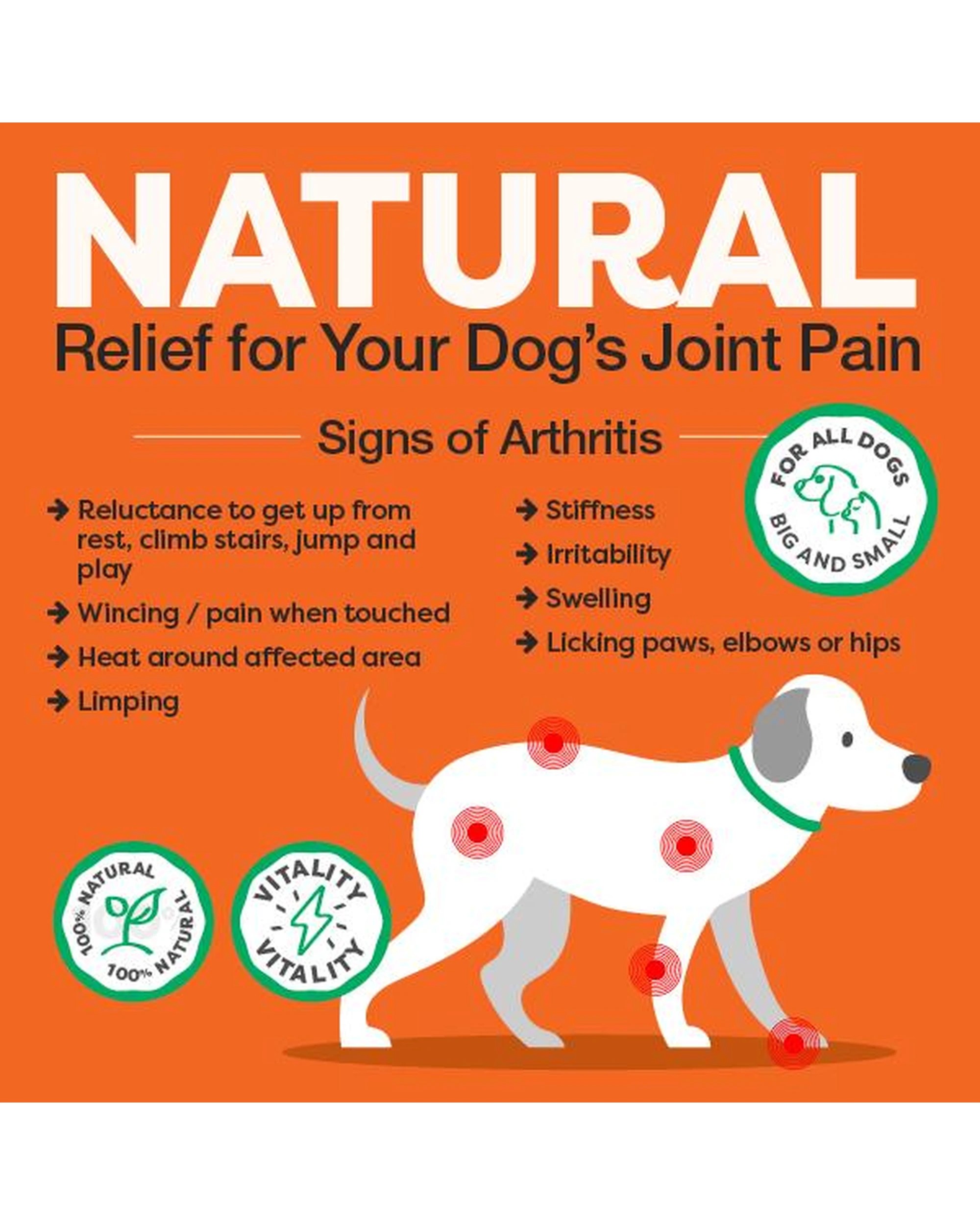 9 Rose-Hip Vital Canine Joint Health & Antioxidant Powder 150g, 9 of 10