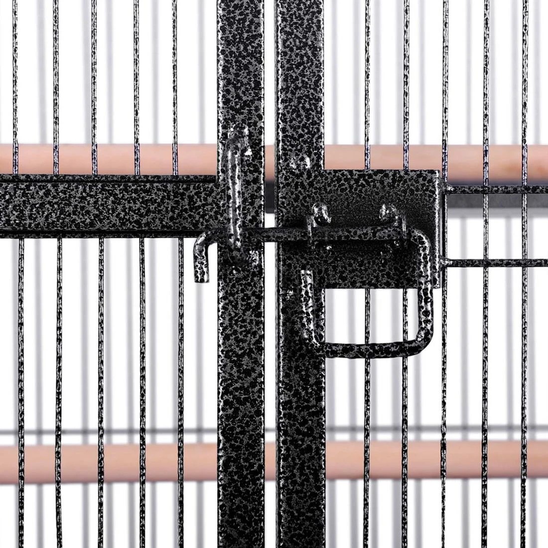 9 i.Pet Bird Cage 144cm Large Aviary - Black, 9 of 9