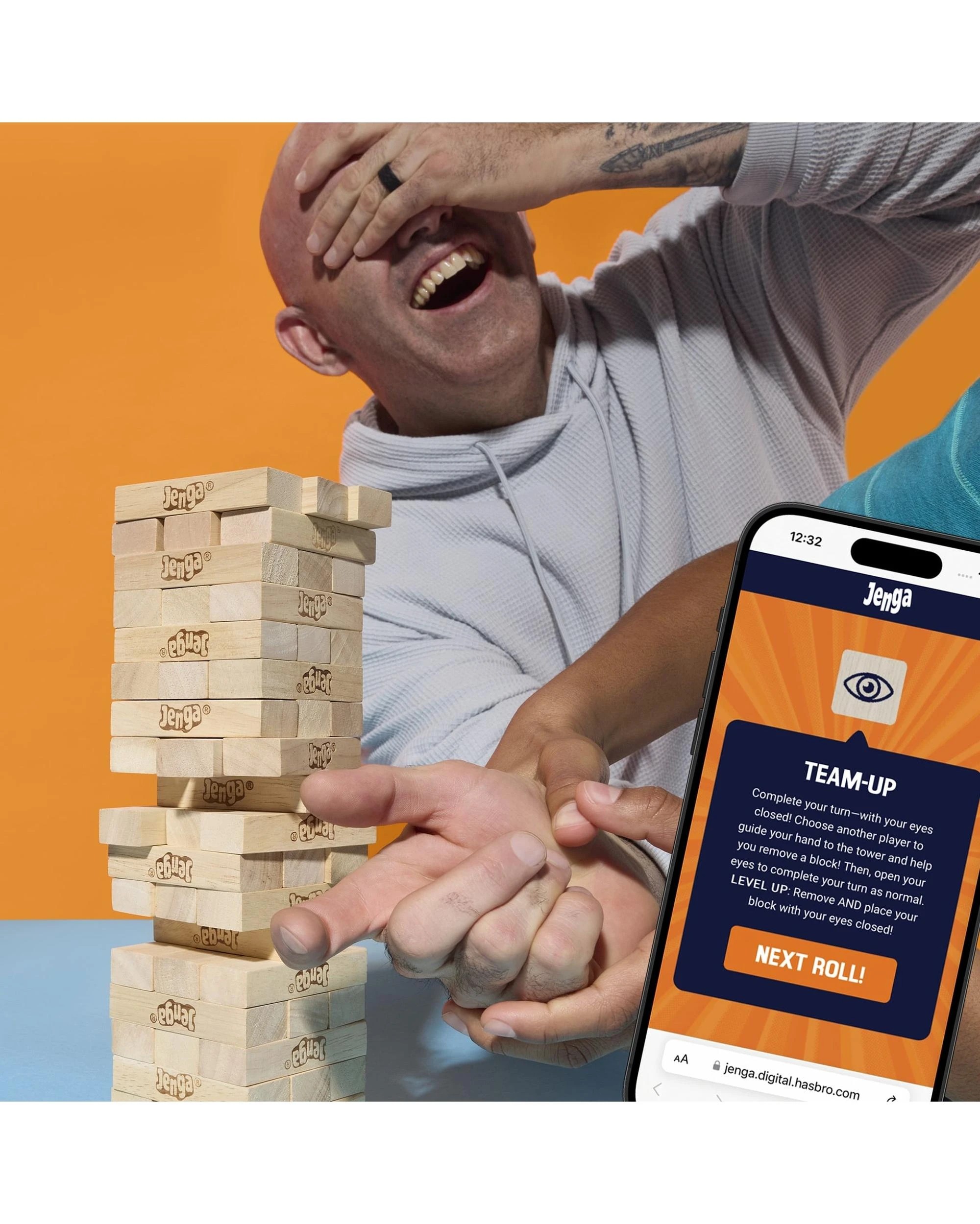 5 Jenga Classic Board Game with Digital Dice, 5 of 7