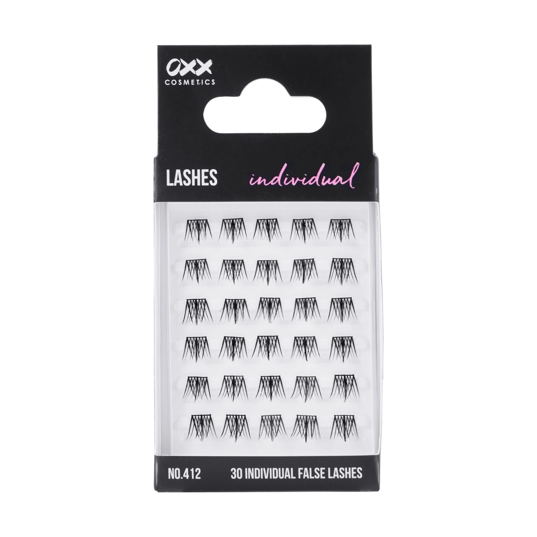 1 OXX Cosmetics 30 Pack Individual False Lashes - No. 412, 1 of 5