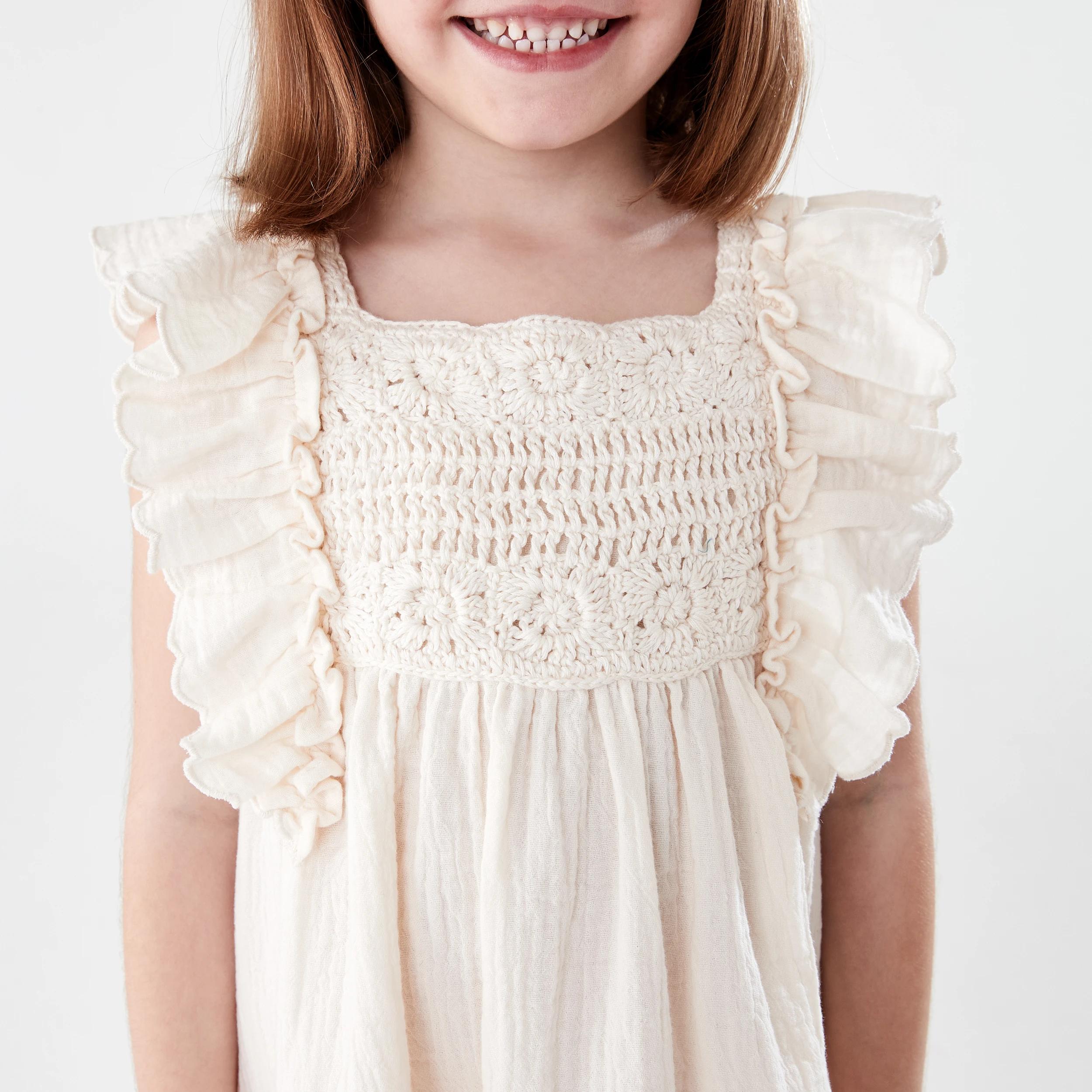 4 Crochet Bib Dress BUTTER BIEGE, 4 of 7