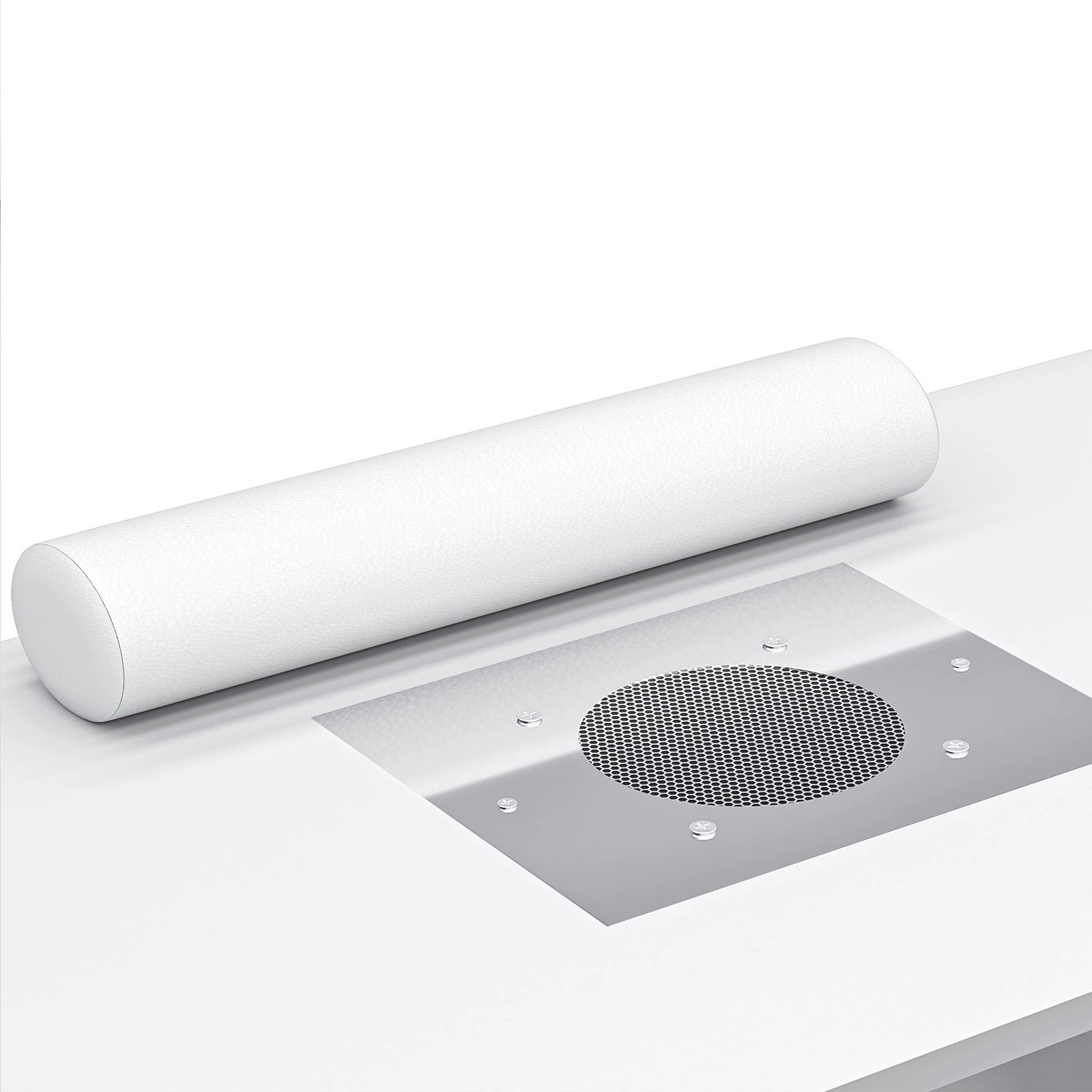 5 Advwin Vanity Desk Manicure Table With Dust Collector Glass Top Acetone Resistant Drawers Shelves
 - White, 5 of 10