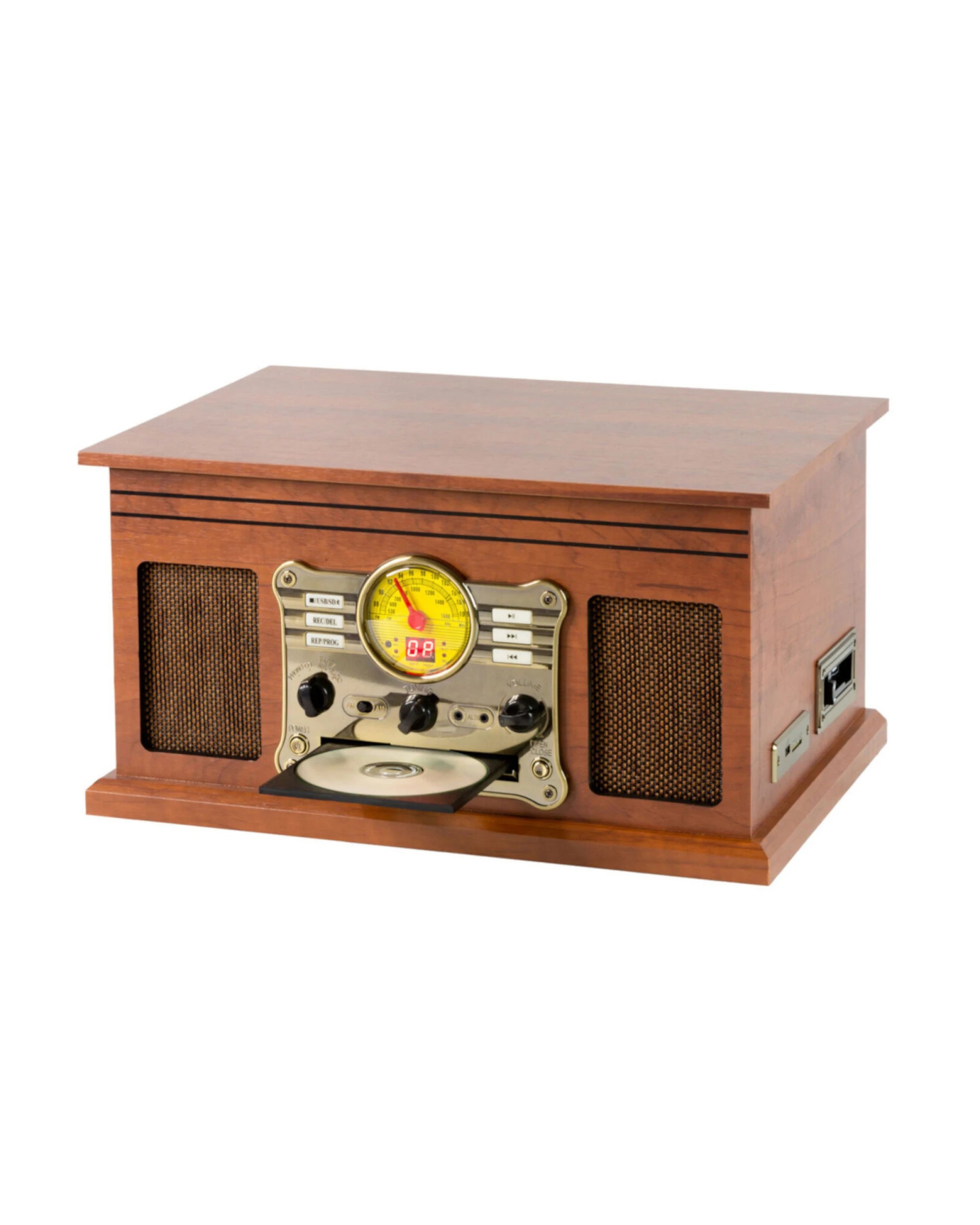 7 Lenoxx Retro Music Centre with Vinyl, CD Player & Wireless Streaming, 7 of 7