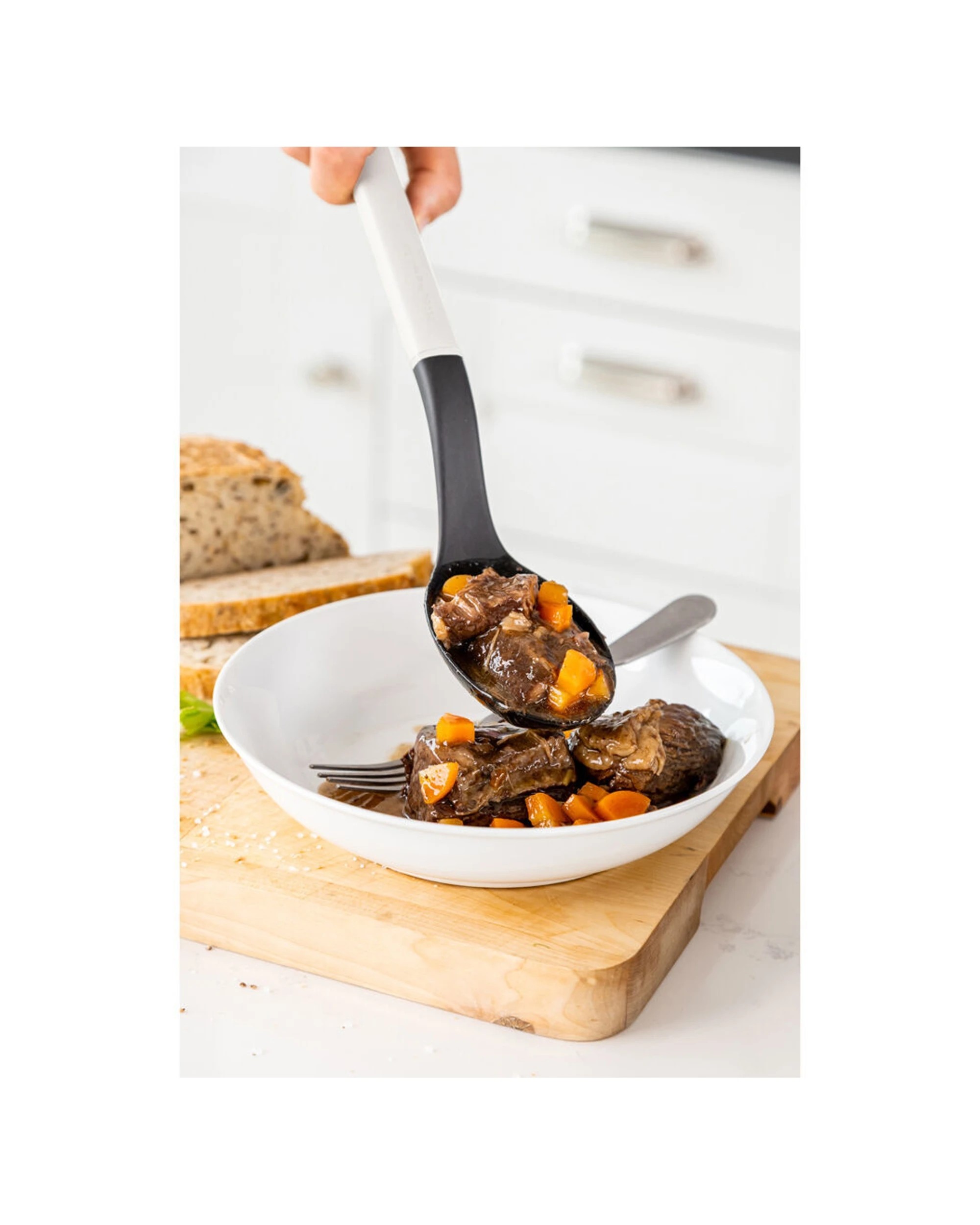4 KitchenAid Classic Nylon Solid Cooking Spoon 2PK Heat Resistant Ergonomic Handle - Multi, 4 of 6