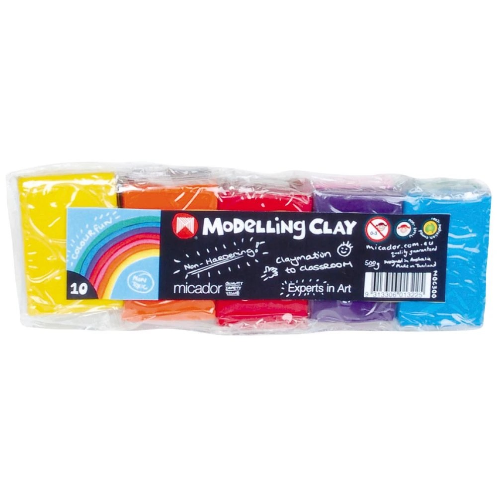 1 Micador Modelling Clay 10 Pack, 1 of 1