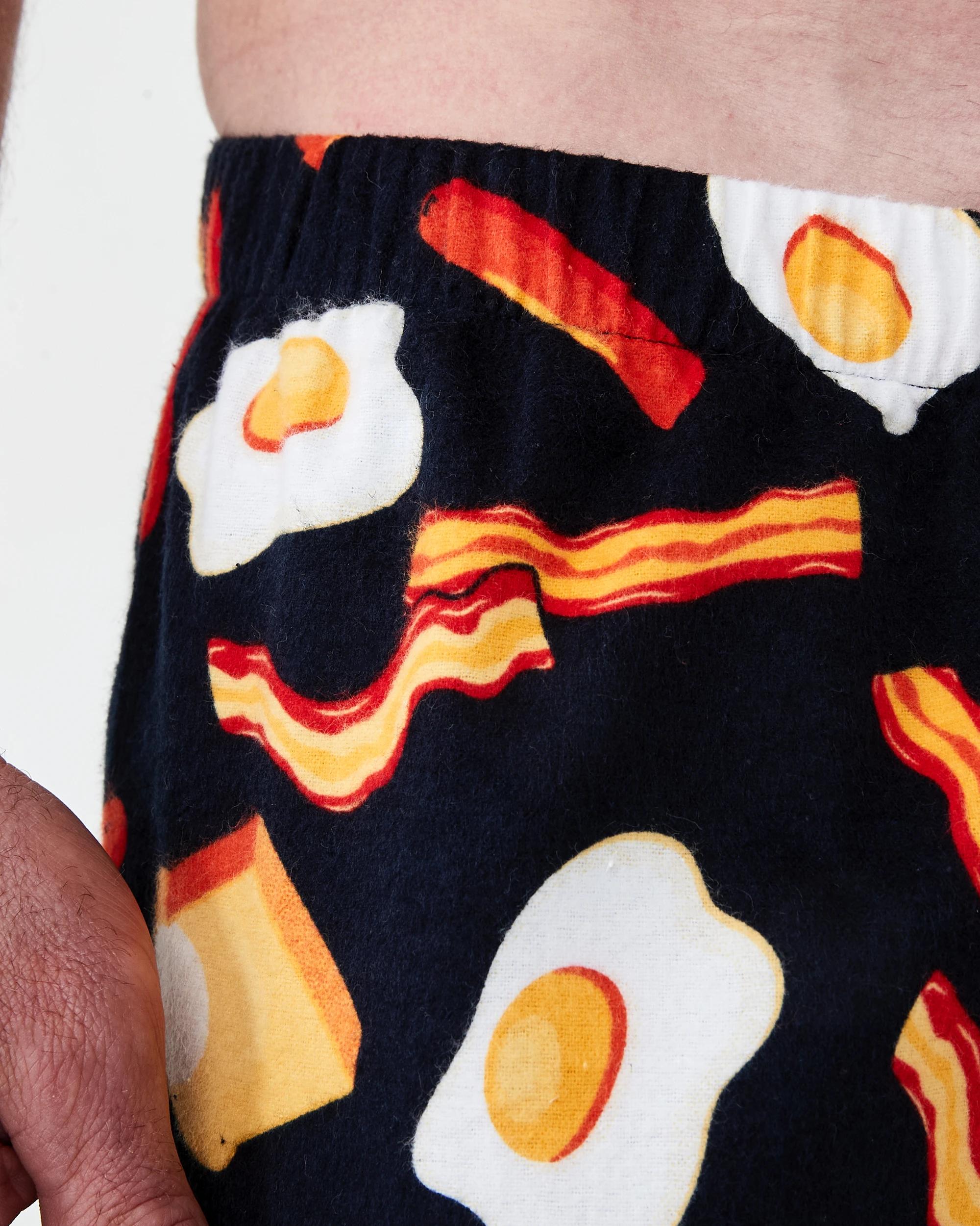 4 Flannel Sleep Pants Nvy Eggs, 4 of 4