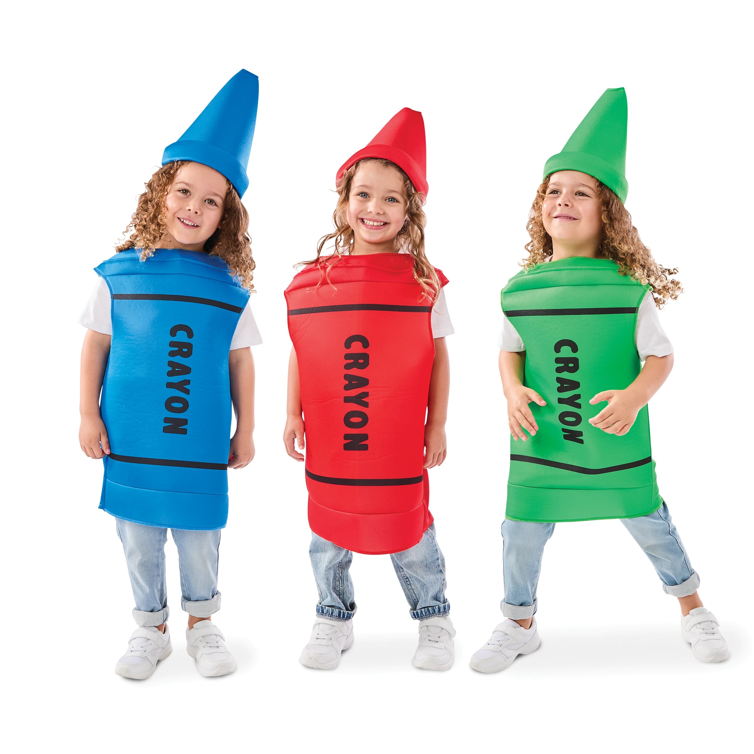 1 Kids Crayon Costume - Ages 3-5, Assorted, 1 of 9