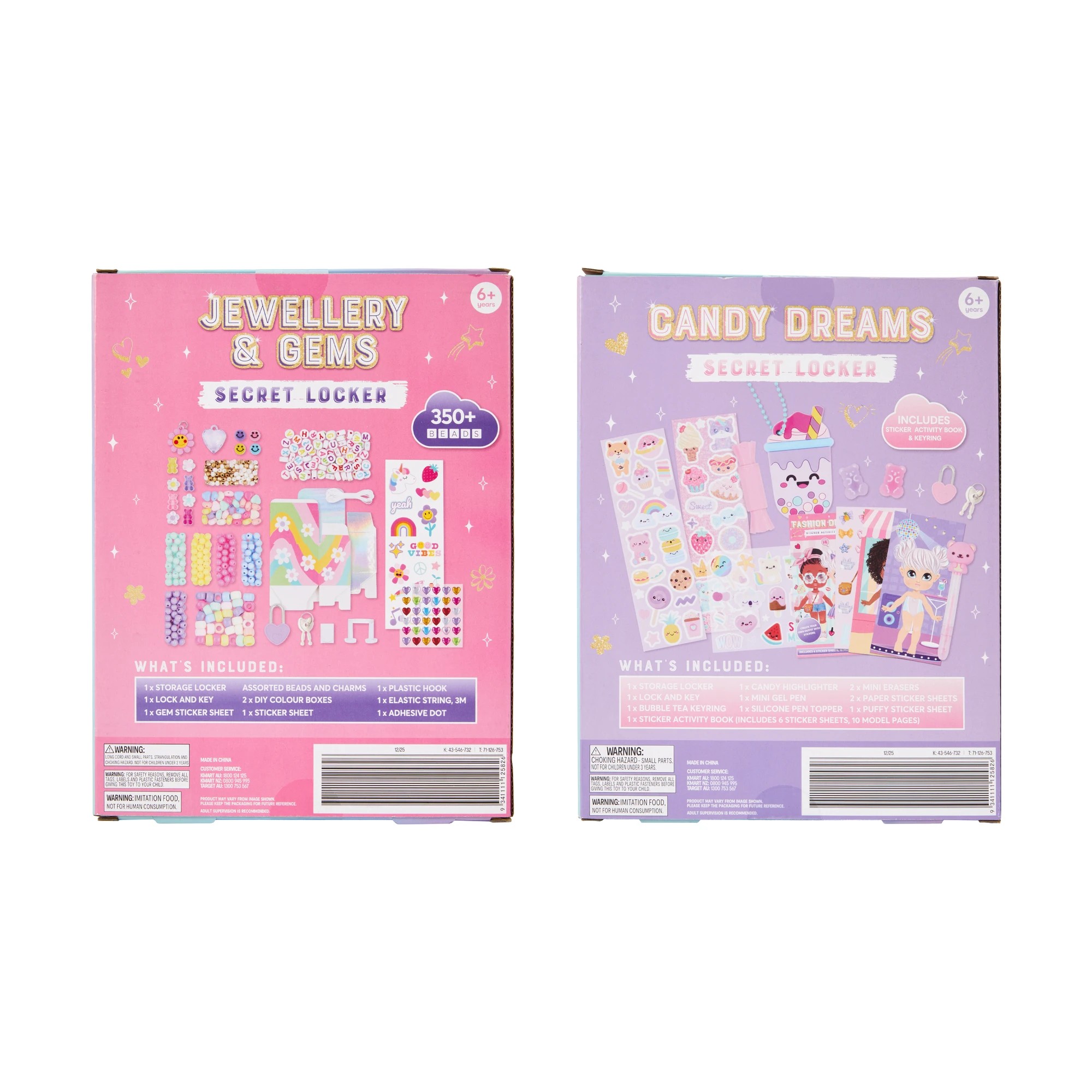 4 Jewellery and Gems Secret Locker - Assorted, 4 of 4