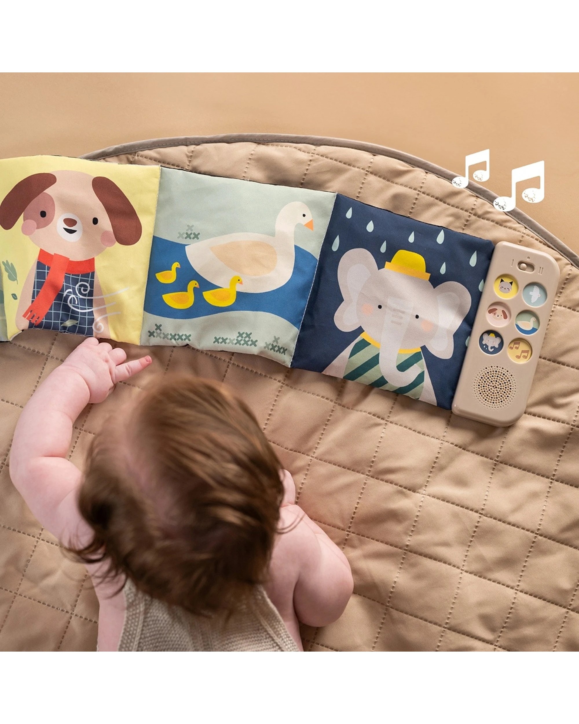 4 Taf Toys Soothing Sounds Book Baby Fabric Interactive Musical Toy - Multi, 4 of 6