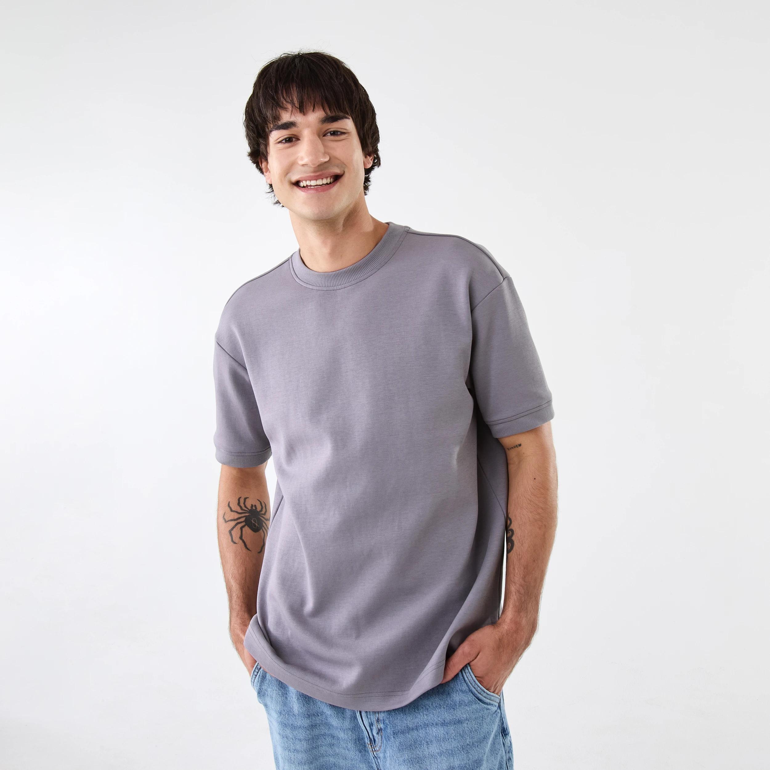 1 Oversized Interlock T-shirt Pur Muted, 1 of 6