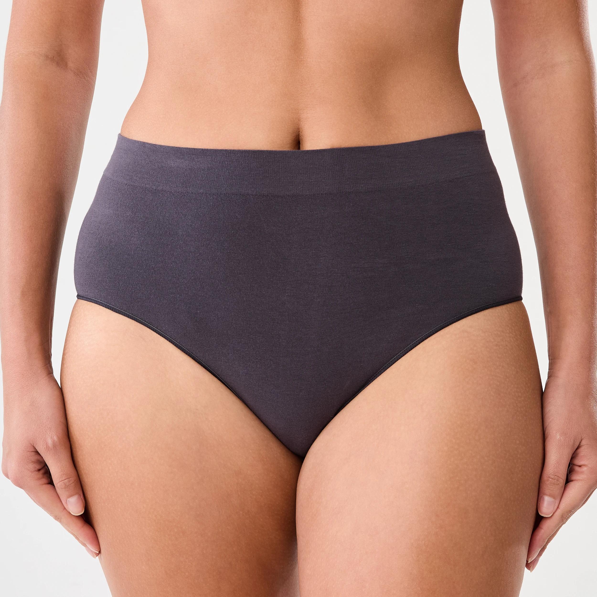 5 3 Pack Seamfree Cotton Full Briefs WASHED SLATE, SEAGRASS BLUE, BRIGHT TURQUOISE, 5 of 8