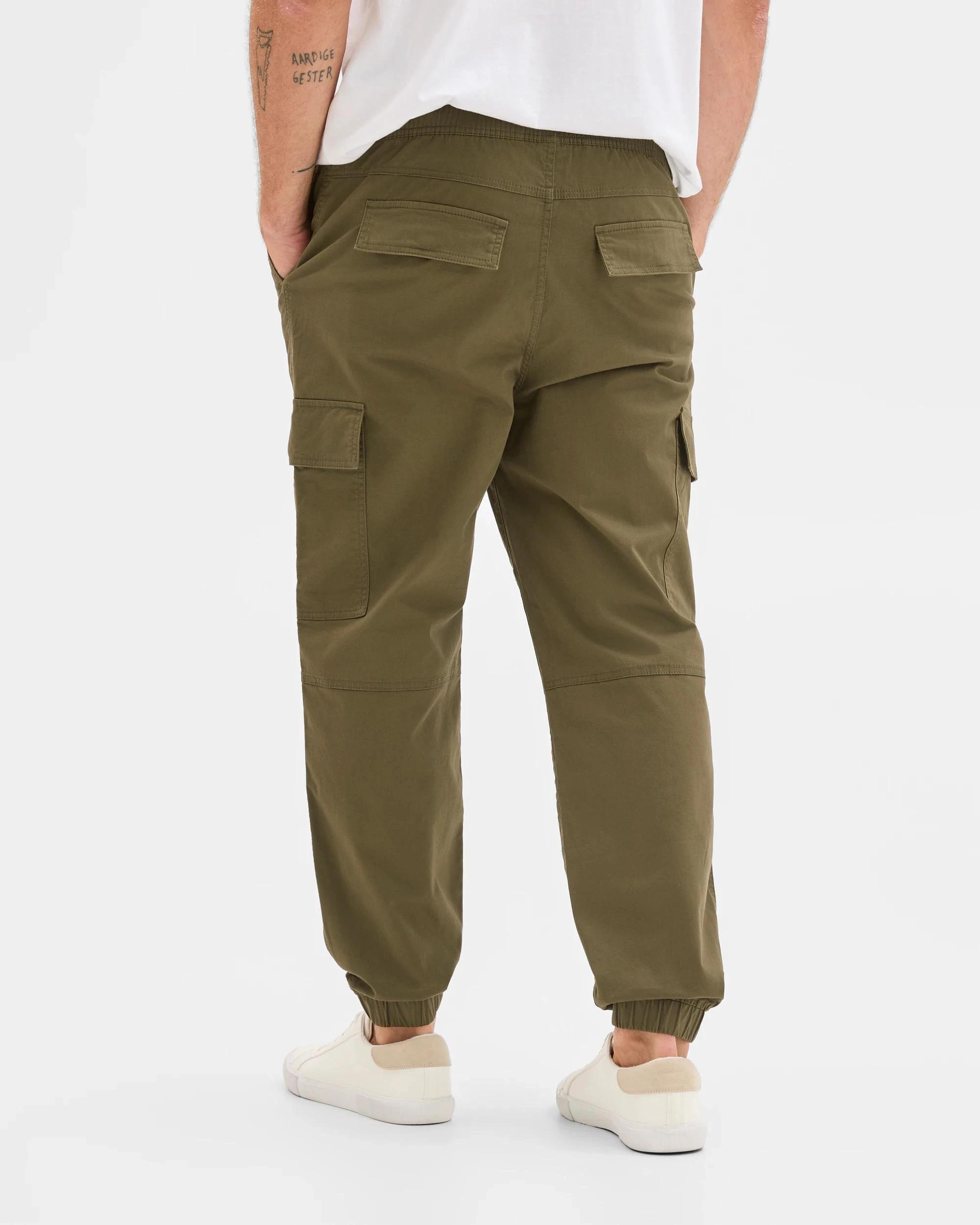 5 Target Man Australian Cotton Cargo Jogger Pants GRAPE LEAF, 5 of 5