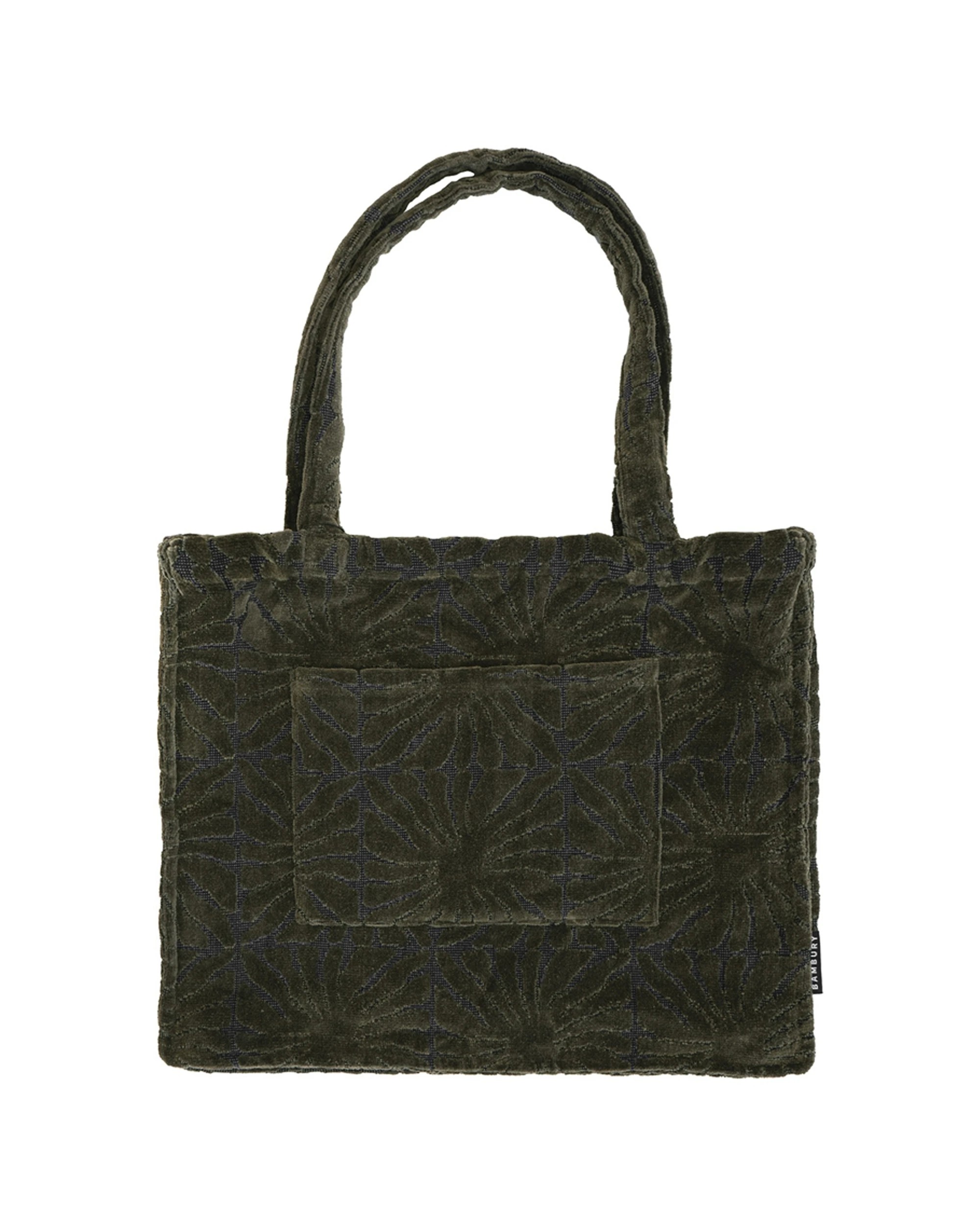 1 Bambury HiLo Tote Bag Dandy Carry All Handbag Large Cotton Durable Pocket - Green, 1 of 10